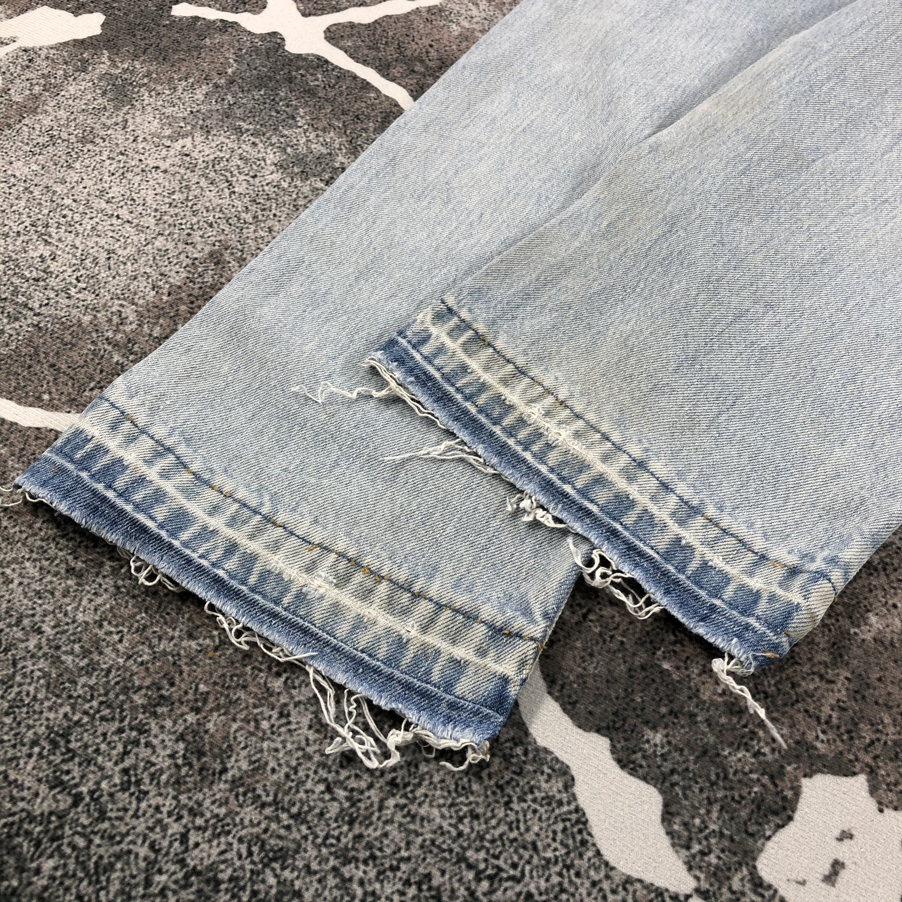 Levi's Vintage Levis 505 Jeans Faded Blue Medium Wash KJ562 Size US 31 - 6 Thumbnail