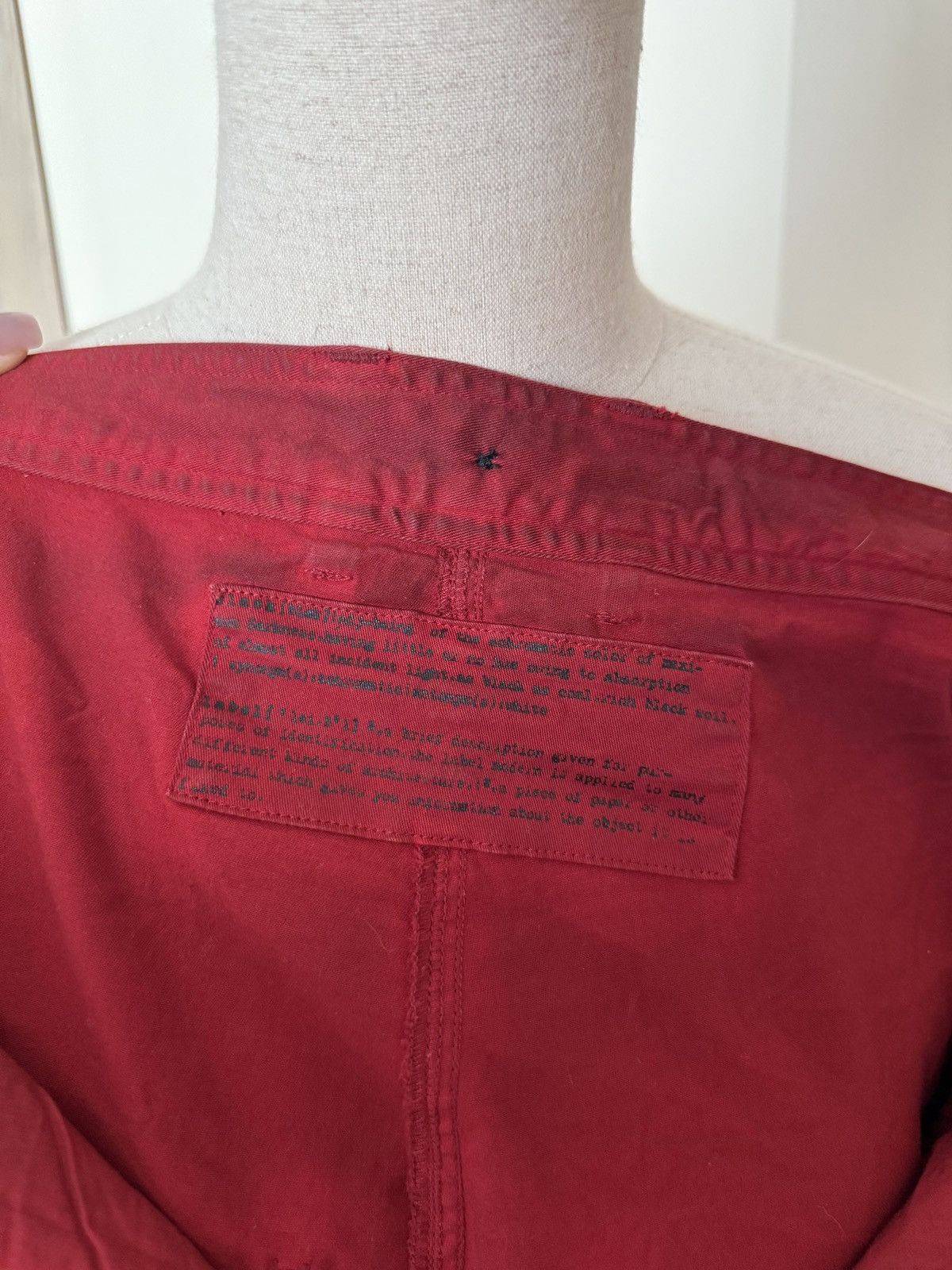 Rundholz Rundholz Avant-Garde Drop Crotch Pants Size 31" - 7 Thumbnail