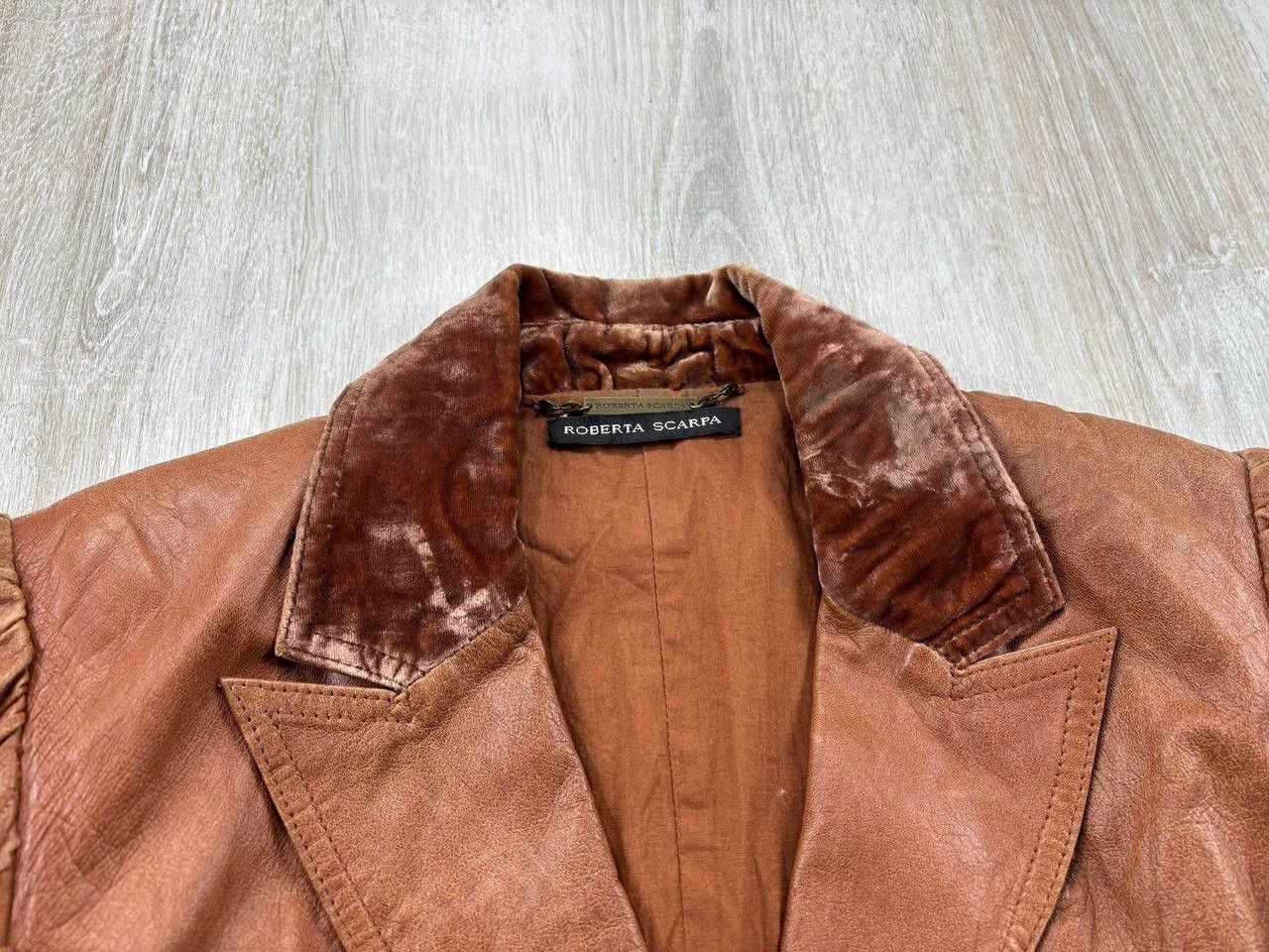 Japanese Brand × Vintage Womens leather jacket Roberta Scarpa Size 42 Size M / US 6-8 / IT 42-44 - 5 Thumbnail