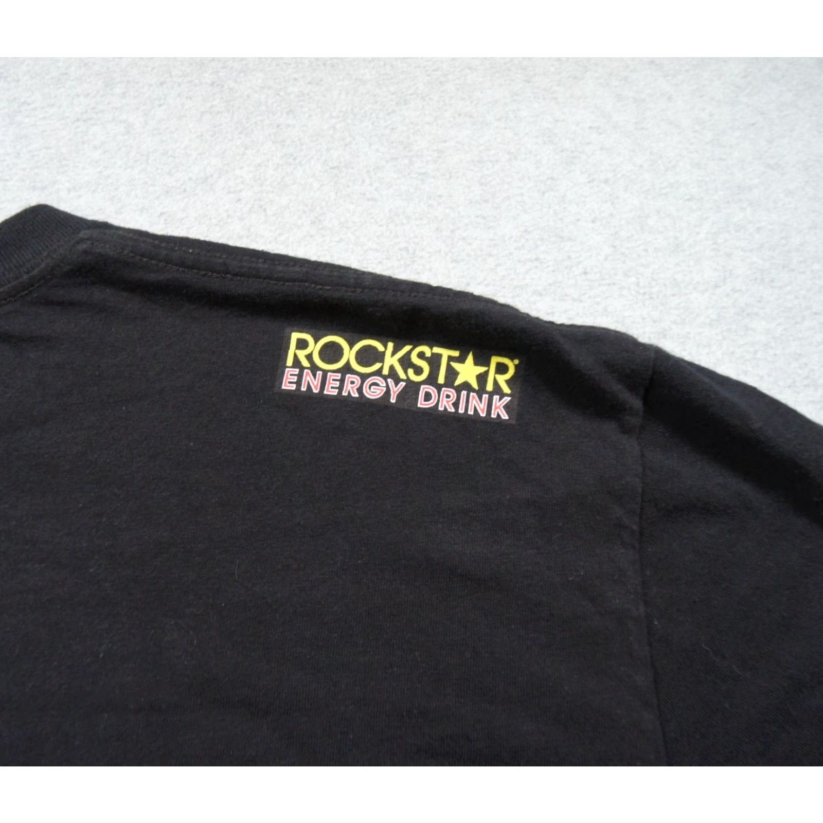 Vintage Fox Mens T-Shirt 2XL Black Rockstar Graphic Tee Motocross Grunge Y2K Adult T-Shirt Mens Size US XXL / EU 58 / 5 - 4 Thumbnail