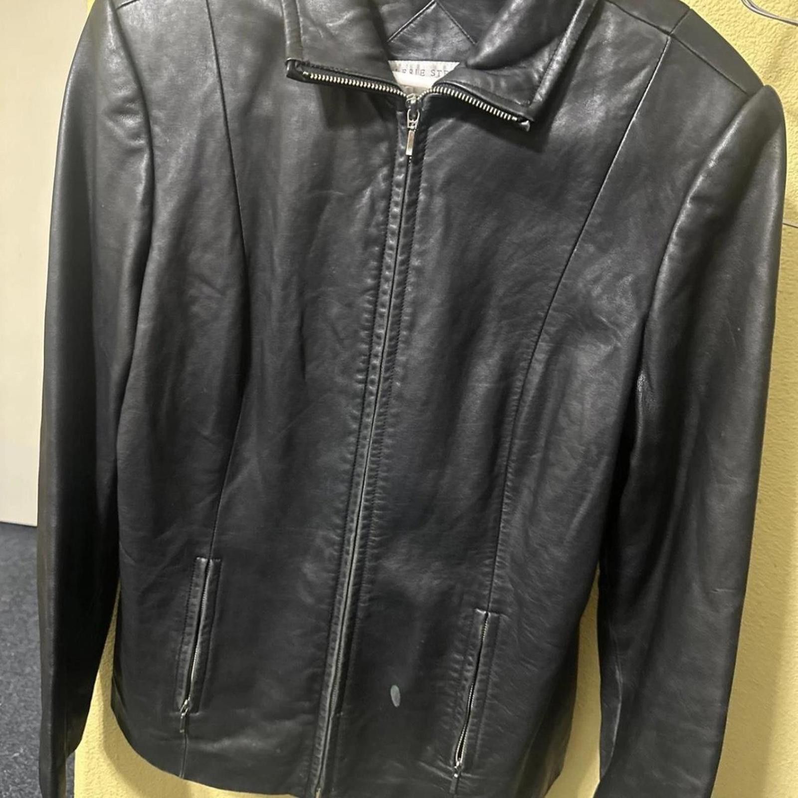 Other VALERIE STEVENS BLACK LAMBSKIN LEATHER - SIZE Large Size L / US 10 / IT 46 - 1 Thumbnail