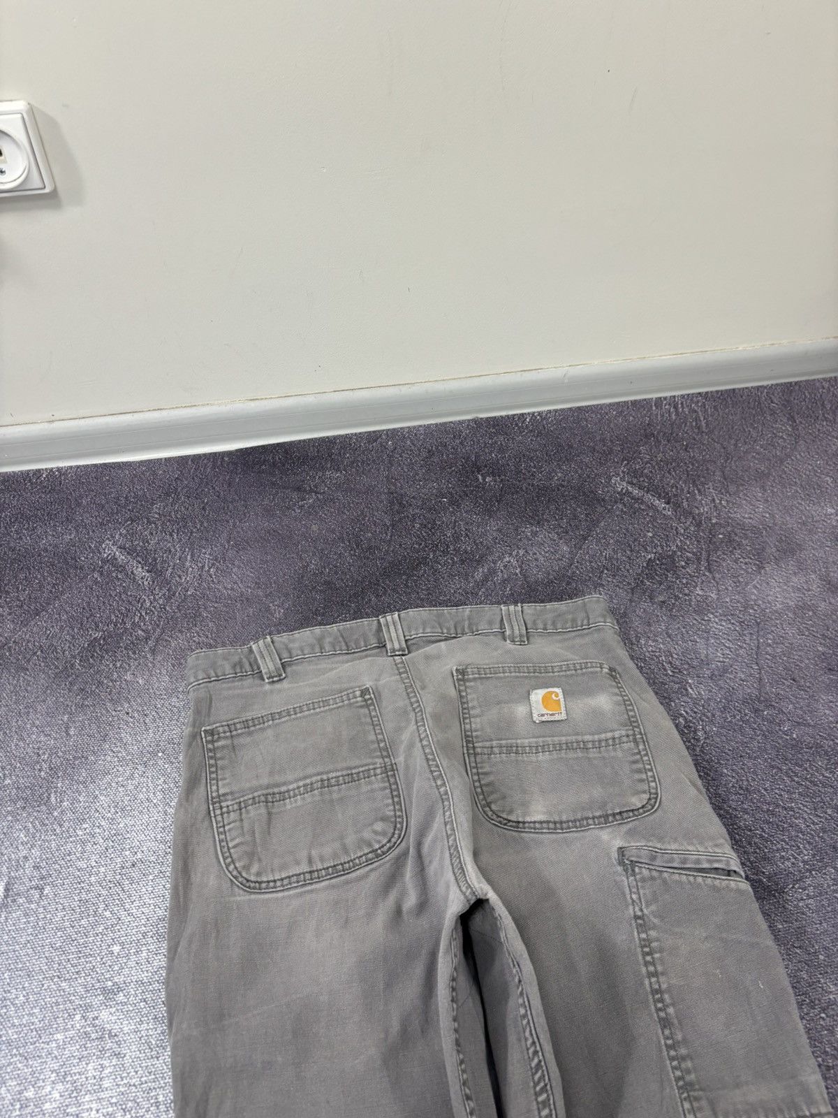 Carhartt Vintage Carhartt Y2K Relaxed Fit Workwear Gray Baggy Pants Size US 34 / EU 50 - 4 Thumbnail