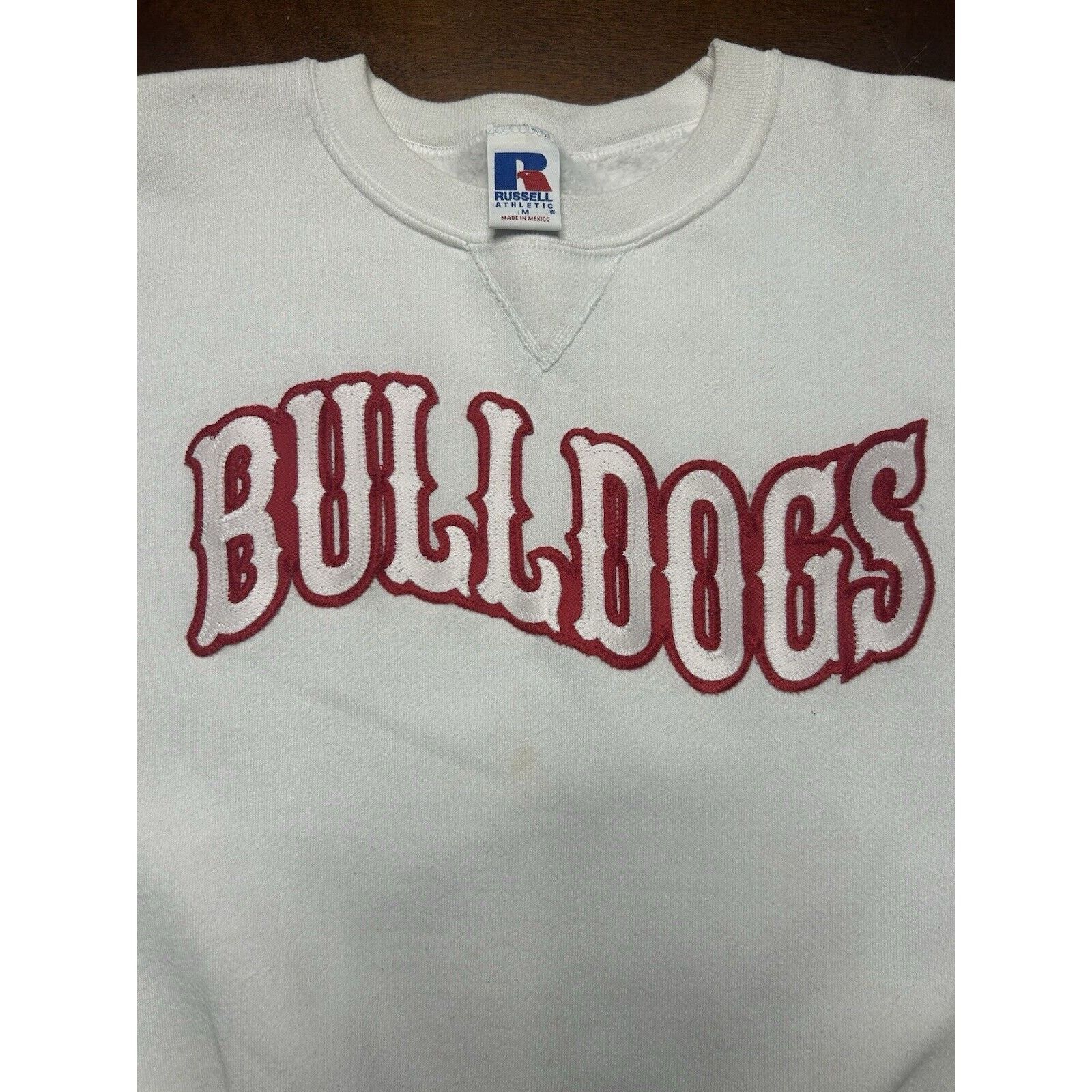 Russell Athletic VTG 90s/Y2K Bulldogs Embroidered Russell Crewneck Sweatshirt Size US M / EU 48-50 / 2 - 3 Thumbnail