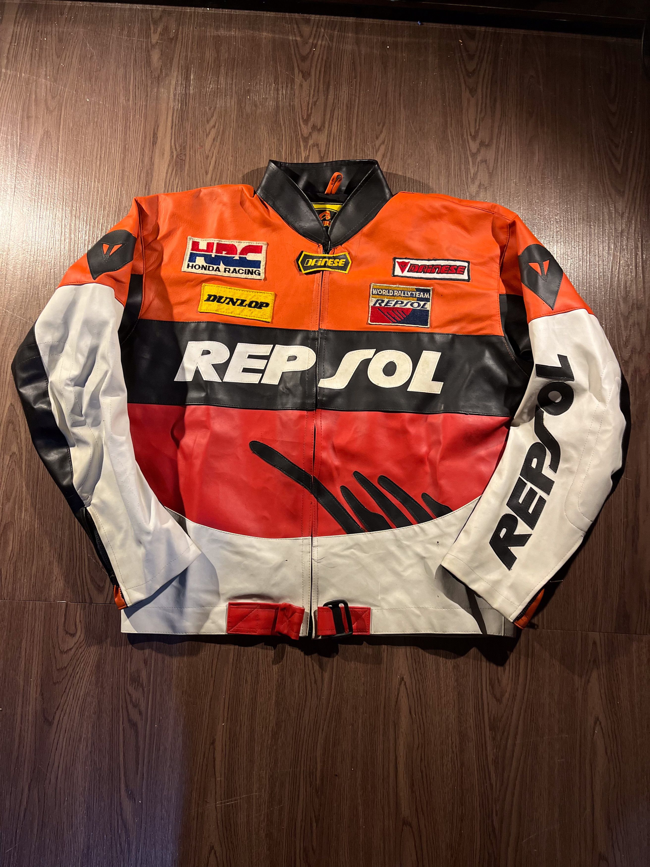 Honda Vintage Honda Repsol Leather Biker Jacket Size US L / EU 52-54 / 3 - 1 Thumbnail