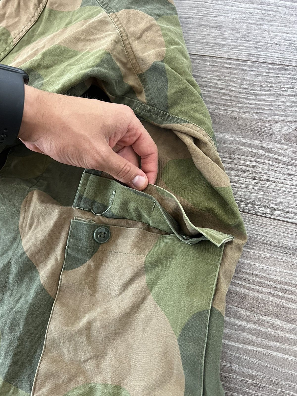 Vintage VINTAGE ‼️ Norwegian Camo NATO Army Tactical Jacket Size US M / EU 48-50 / 2 - 23 Thumbnail