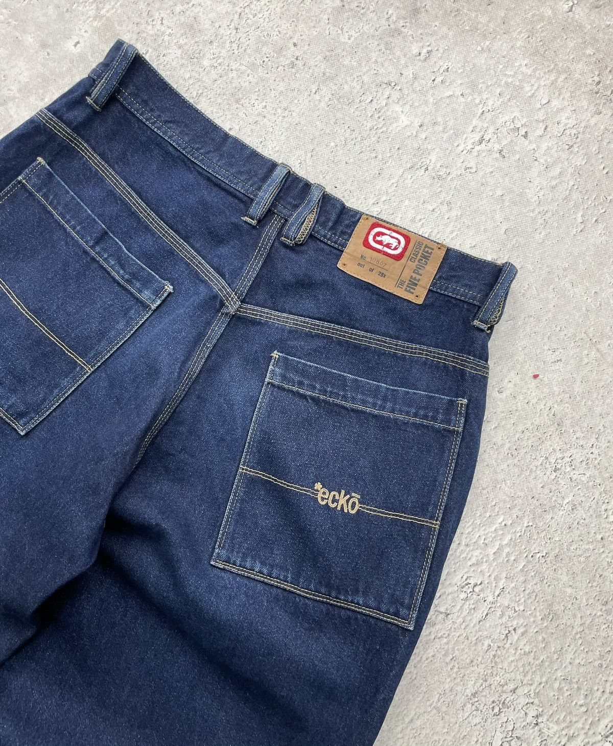 Ecko Unltd. × Vintage Crazy vintage y2k baggy carpenter carhartt style ecko jeans Size US 32 / EU 48 - 10 Thumbnail
