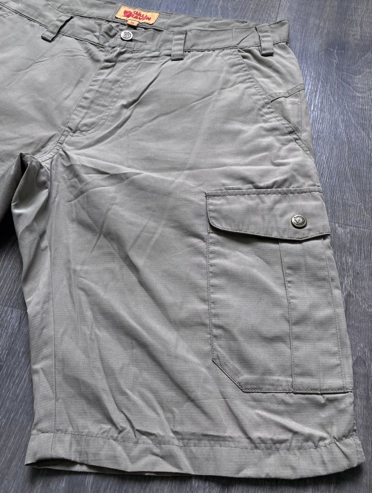 Fjallraven Fjallraven G-1000 Durban Cargo Combat Waterproof Wax Shorts Size US 34 / EU 50 - 4 Thumbnail