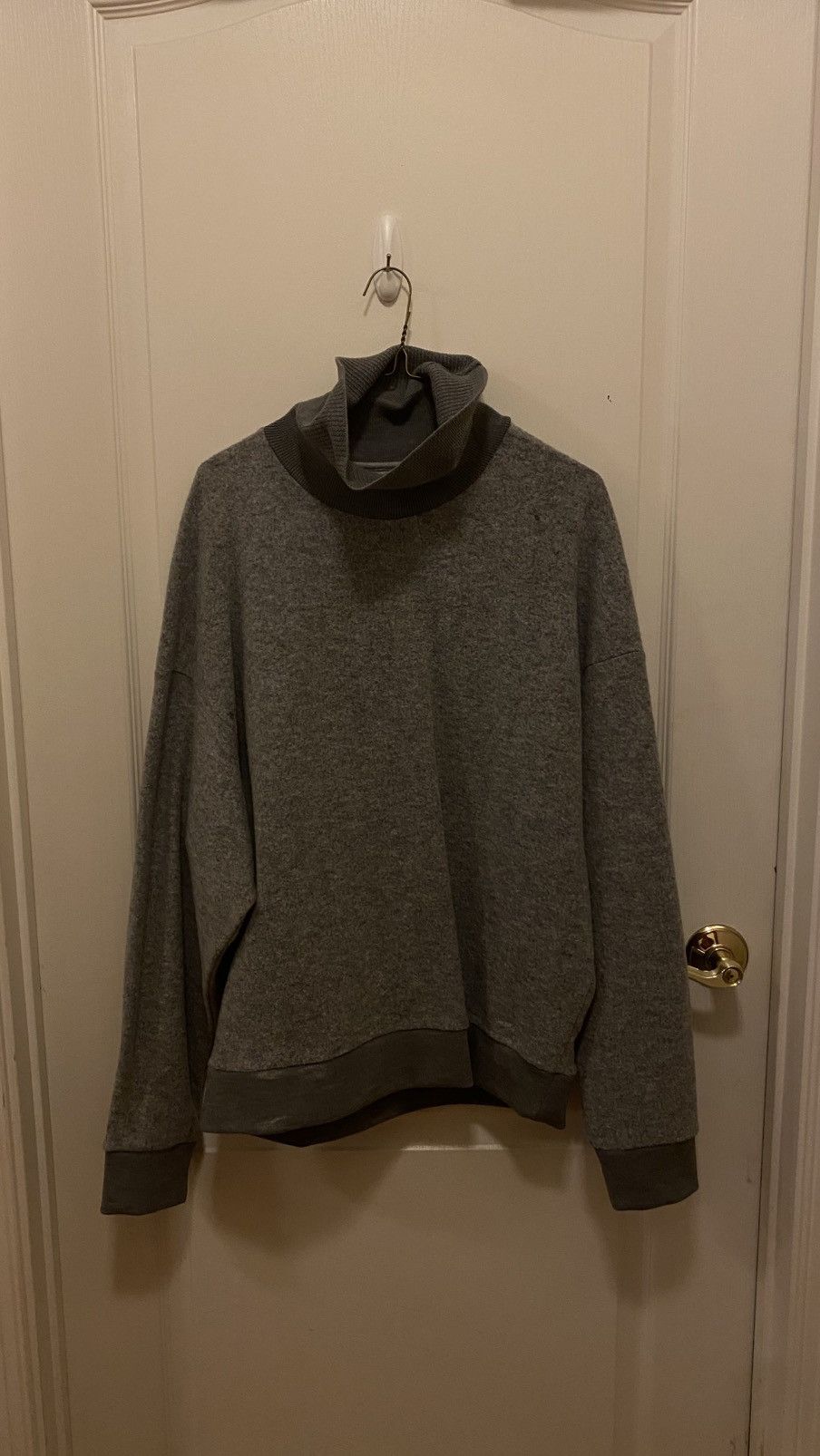 Wooyoungmi Wooyoungmi Grey Turtleneck Sweatshirt Size L Size US L / EU 52-54 / 3 - 1 Thumbnail