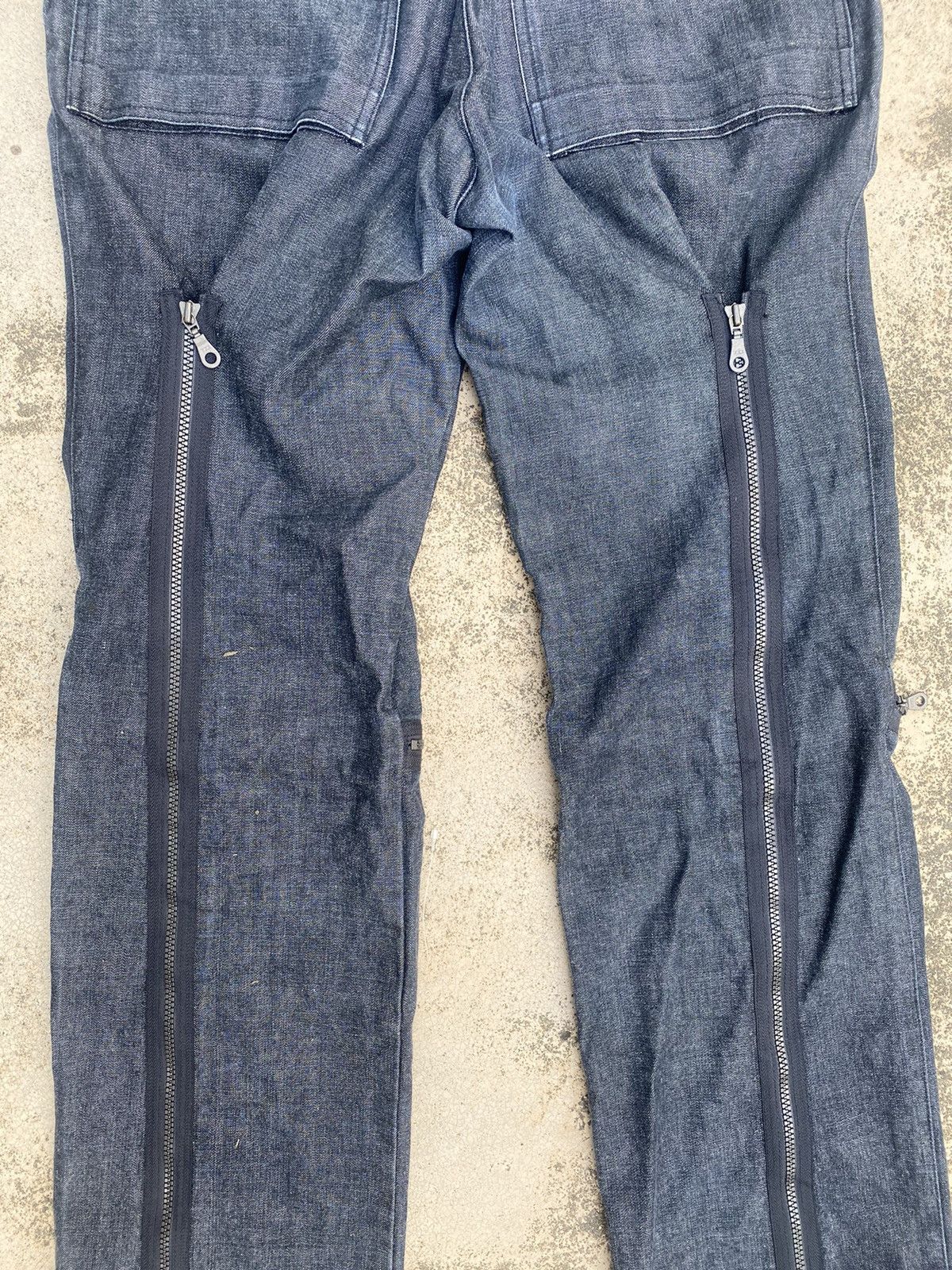 Designer × Marithe + Francois Girbaud Marithe Francois Girbaud Big Pockey Zipper Punk Jeans Size US 30 / EU 46 - 19 Thumbnail