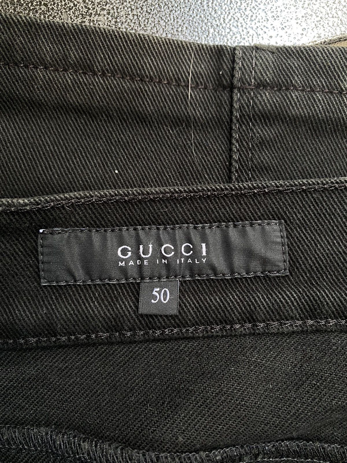 Gucci Gucci - Tom Ford Biker Denim Pants Size US 34 / EU 50 - 14 Thumbnail