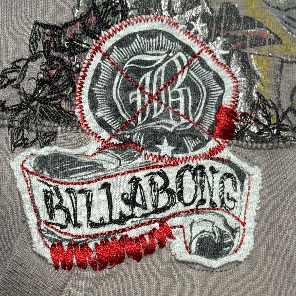 Billabong Vintage Billabong Zip-Up Sweatshirt 🦅 Size US XL / EU 56 / 4 - 3 Thumbnail
