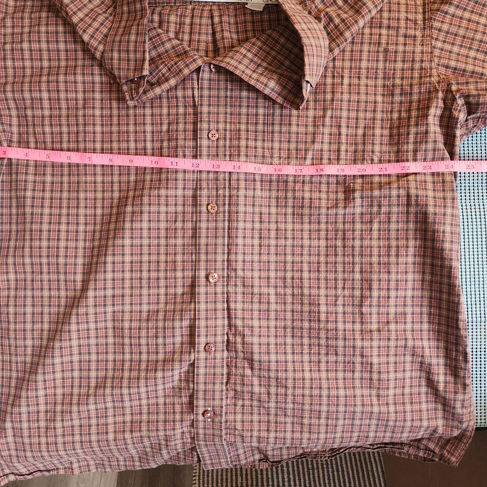 CINCH Cinch Brown Plaid Shirt Men's Large Rodeo Size US L / EU 52-54 / 3 - 5 Thumbnail