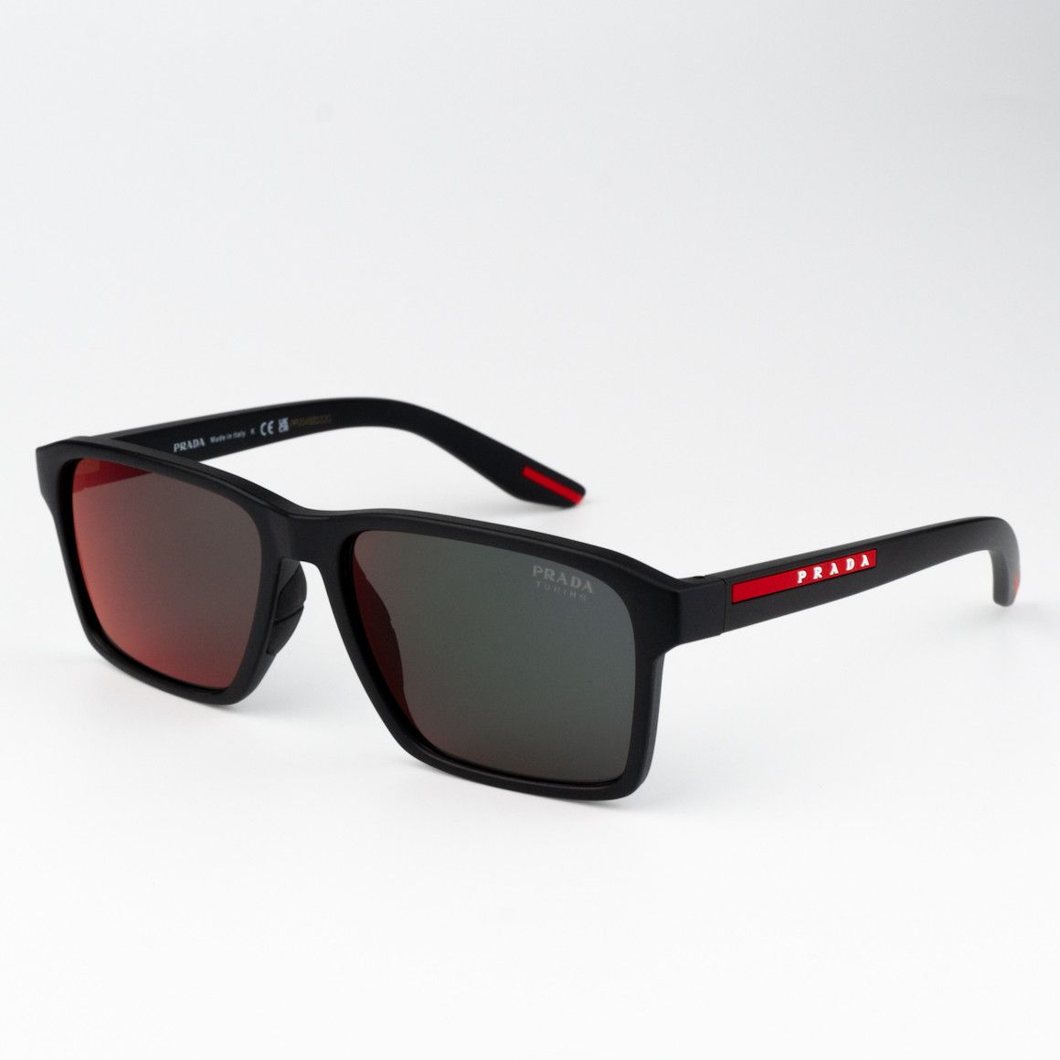 Prada Prada Linea Rossa Men Sunglasses PS05YS 1BO10A BRAND NEW Size ONE SIZE - 3 Thumbnail