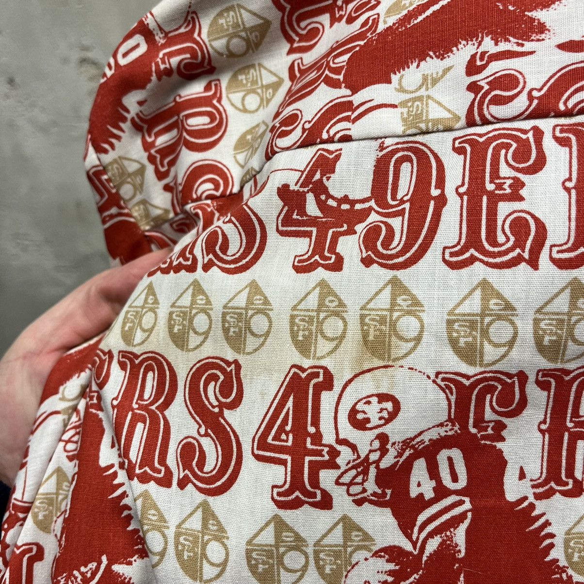 NFL × Vintage Vintage 90s NFL Team Shirts 49ers AOP Button Down Shirt Size US M / EU 48-50 / 2 - 6 Thumbnail