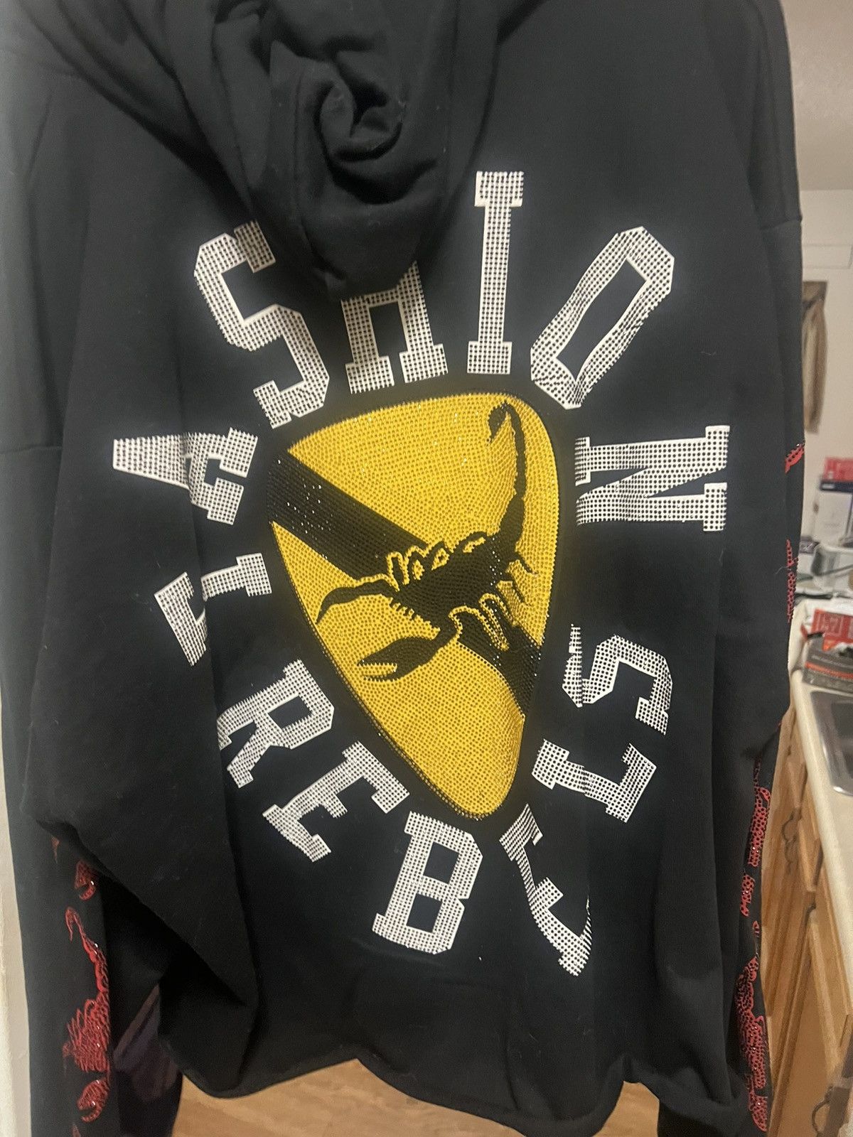Other Westside Gunn Liz Machine Gun Black w stones hoodie XXL Size US XXL / EU 58 / 5 - 6 Thumbnail