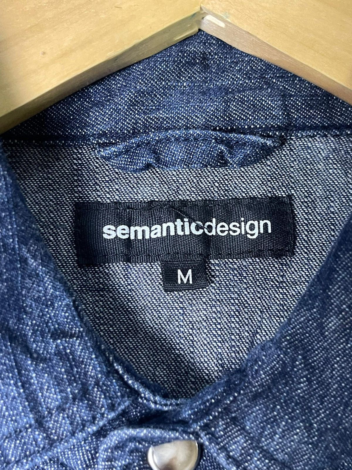 If Six Was Nine × Le Grande Bleu (L.G.B.) × semanticdesign Semantic Design Splatter Paint Denim Button Up Shirt(49) Size US M / EU 48-50 / 2 - 8 Thumbnail