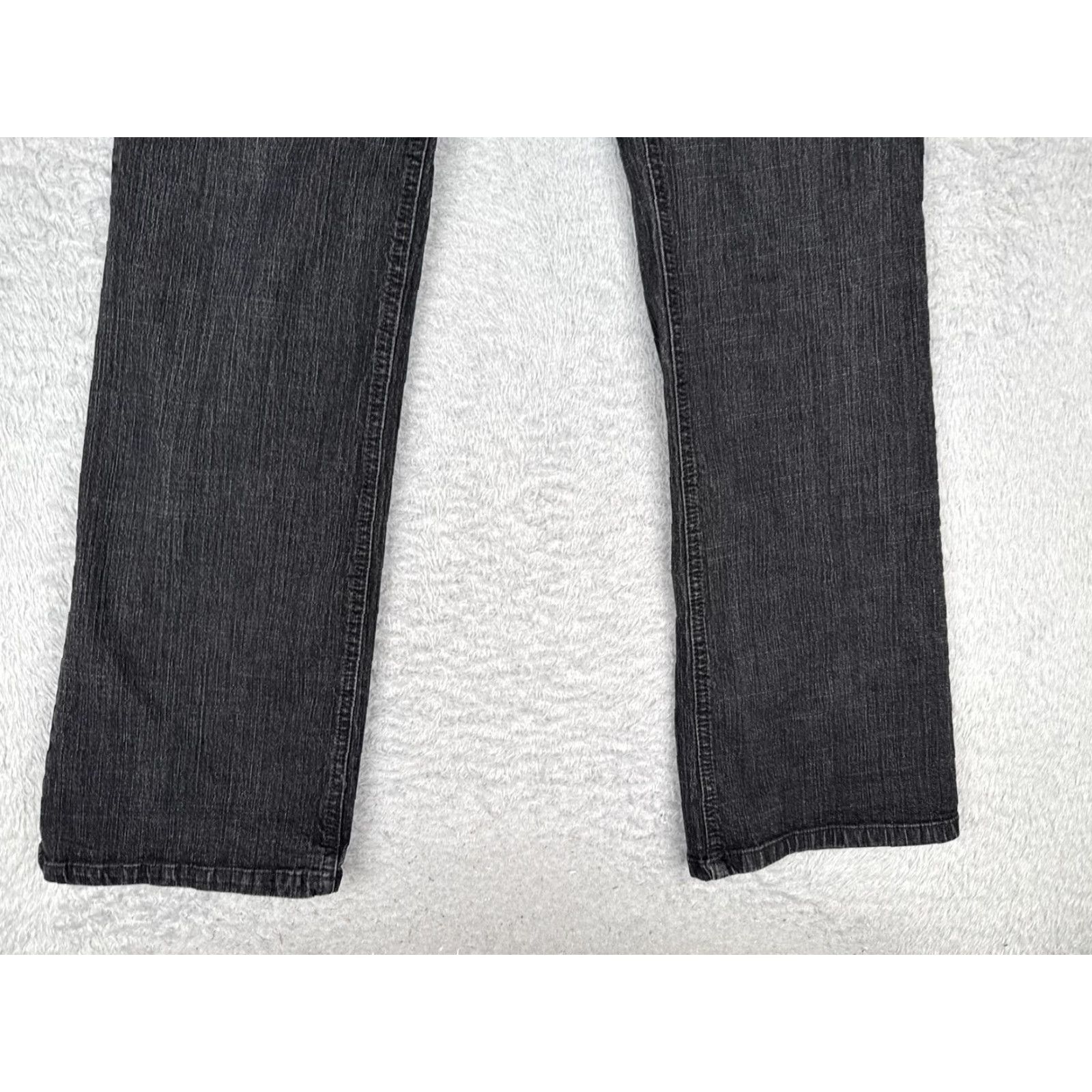 Vintage Riders by Lee Jeans Womens Bootcut 12 Black Stretch Midrise Denim Pants Size 34" / US 12 / IT 48 - 2 Thumbnail