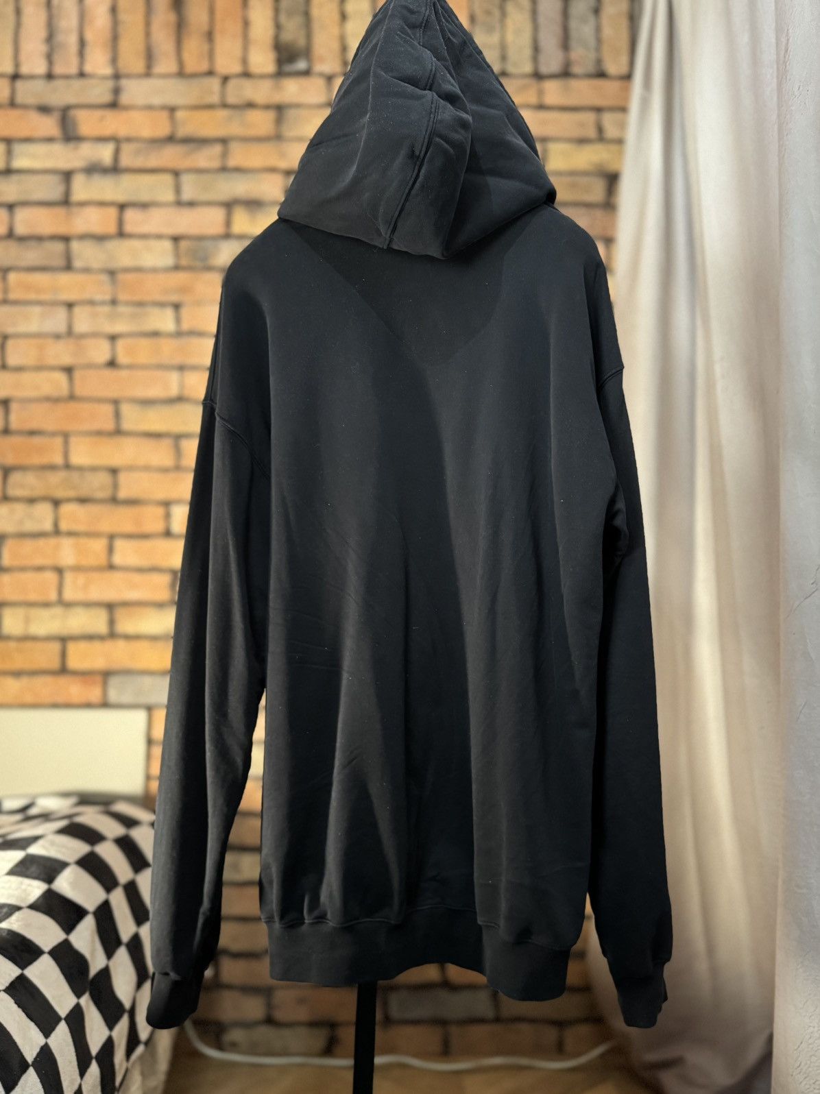 Ann Demeulemeester $710 BARDI COMFORT HOODIE TRIPLE BLACK OVERSIZED Size US XL / EU 56 / 4 - 3 Thumbnail