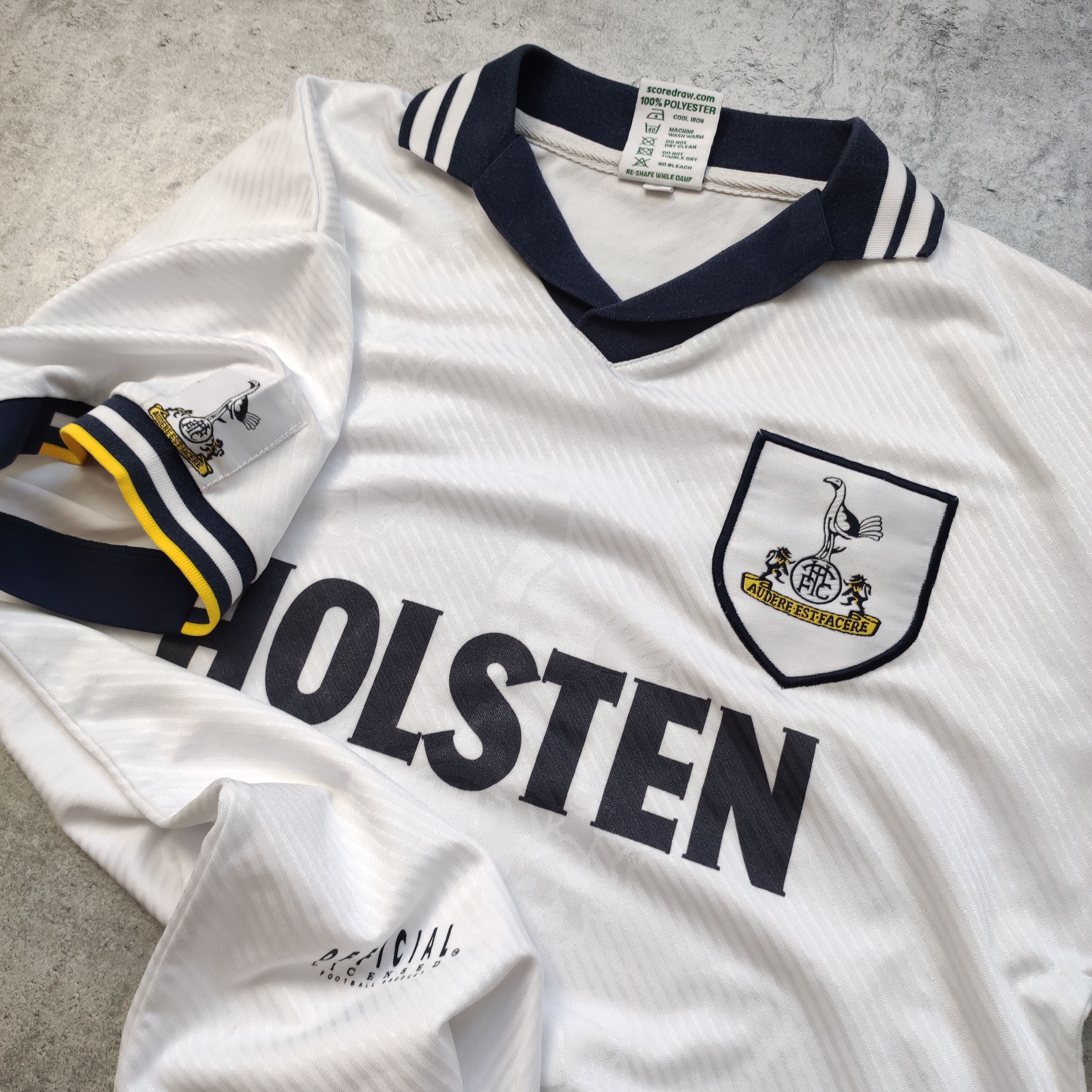 Other Vintage 1994 Score Draw Tottenham Hotspurs Football Jersey Size US M / EU 48-50 / 2 - 5 Thumbnail