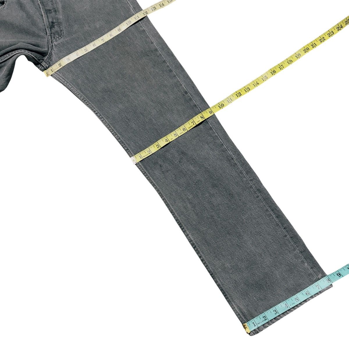 Levi's Vintage 90s Levis 501 Grey Charcoal Jeans Helmut Lang Size US 32 / EU 48 - 14 Thumbnail
