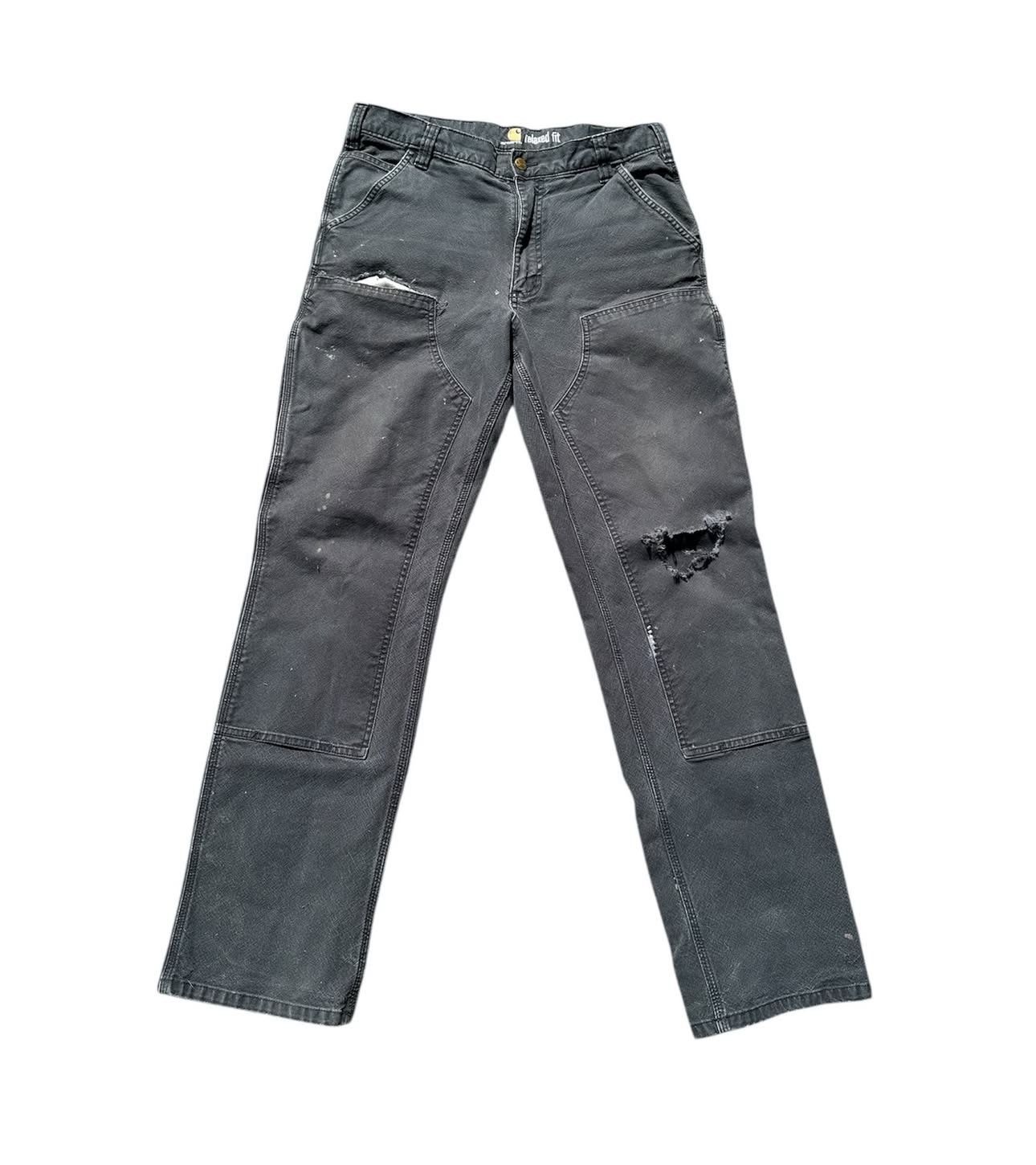 Vintage sunfaded Carhartt double knee pants