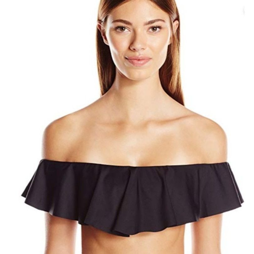 Trina Turk Trina Turk Off Shoulder Ruffle Bandeau Bikini Top Size XL / US 12-14 / IT 48-50 - 5 Thumbnail