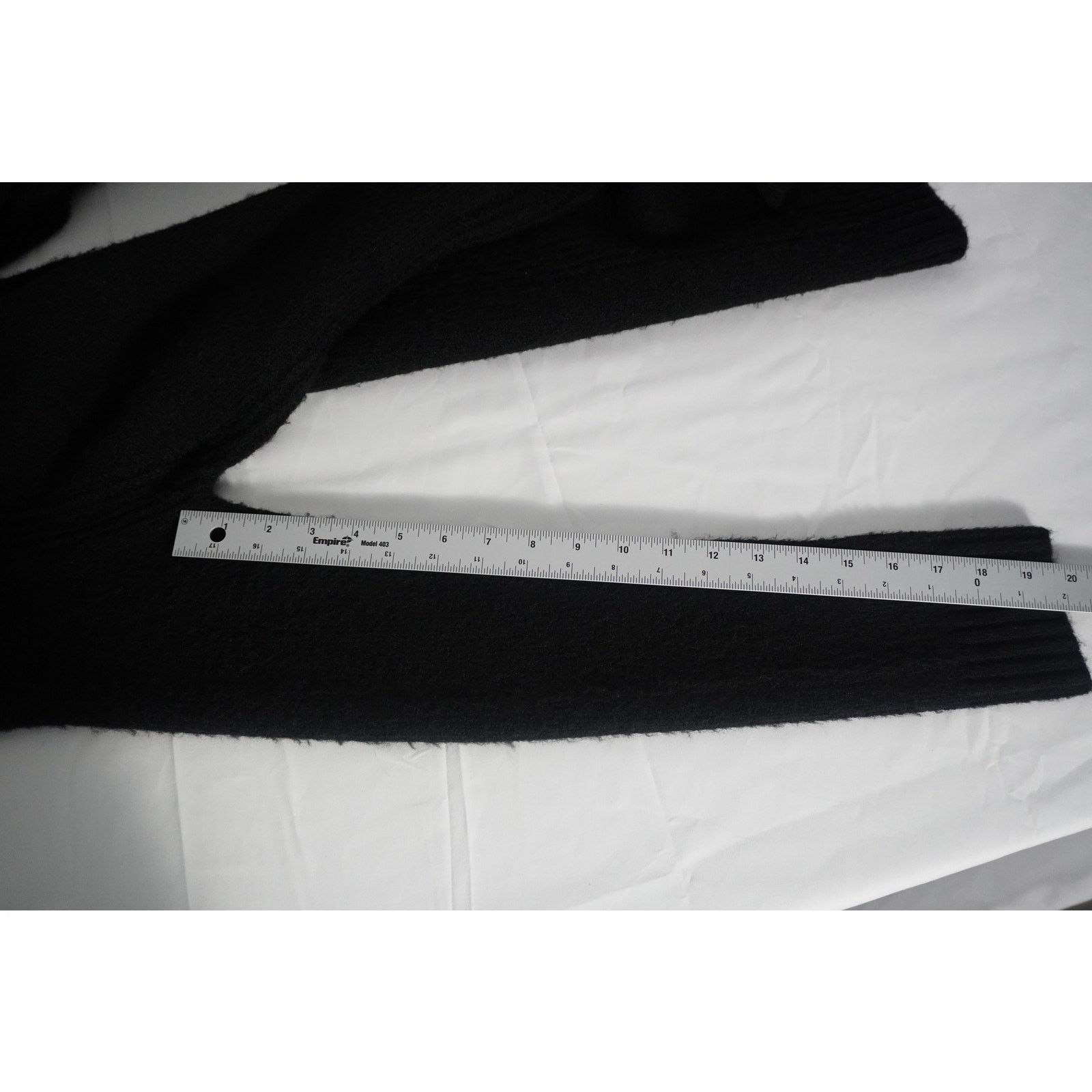 MAX&Co. Max Studio Black Knit Sweater Dress Long Sleeve Crew Neck Size S / US 4 / IT 40 - 8 Thumbnail