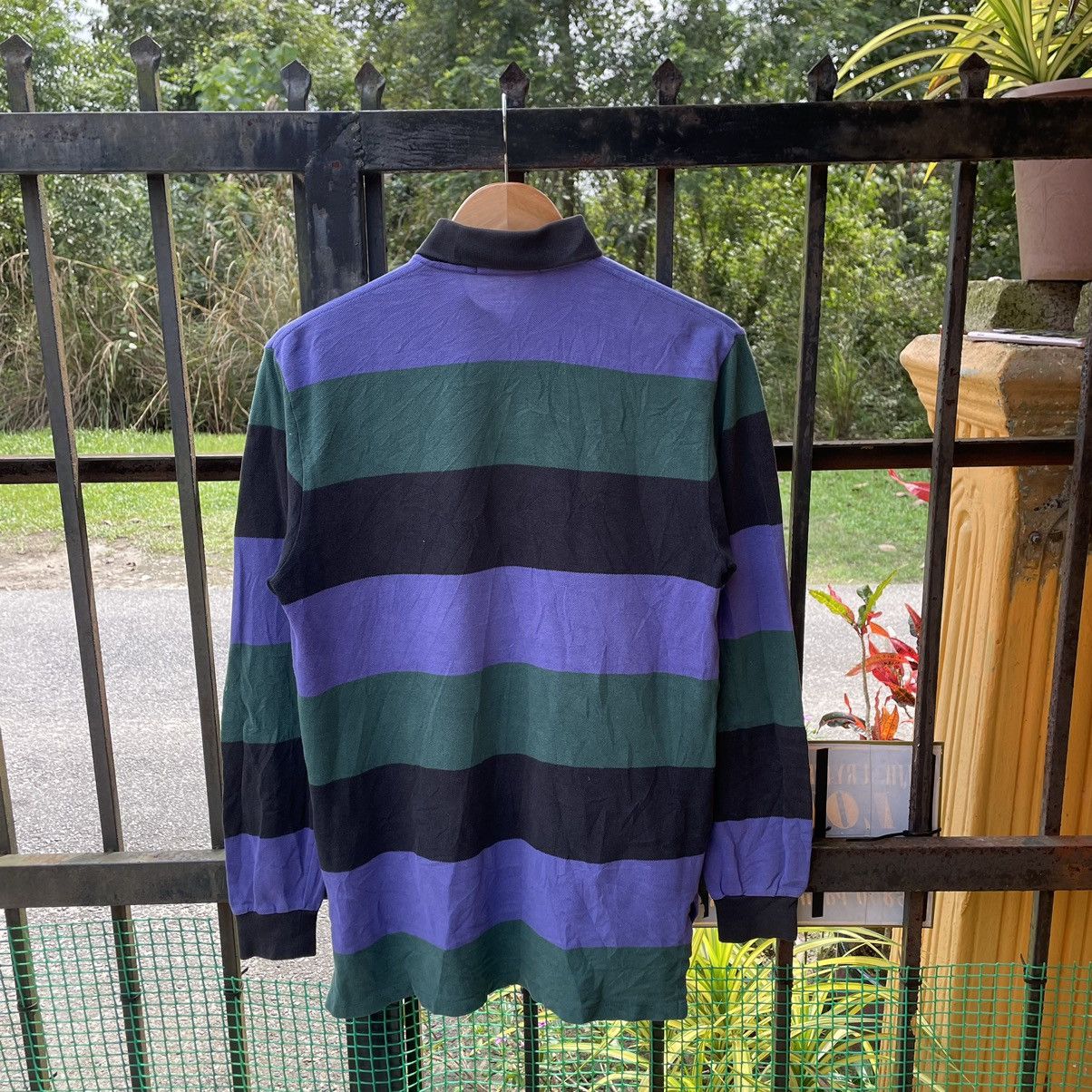 Polo Ralph Lauren × Ralph Lauren × Vintage 🔥Vintage Polo Ralph Lauren Small Pony Striped Polos Shirts Size US M / EU 48-50 / 2 - 2 Thumbnail