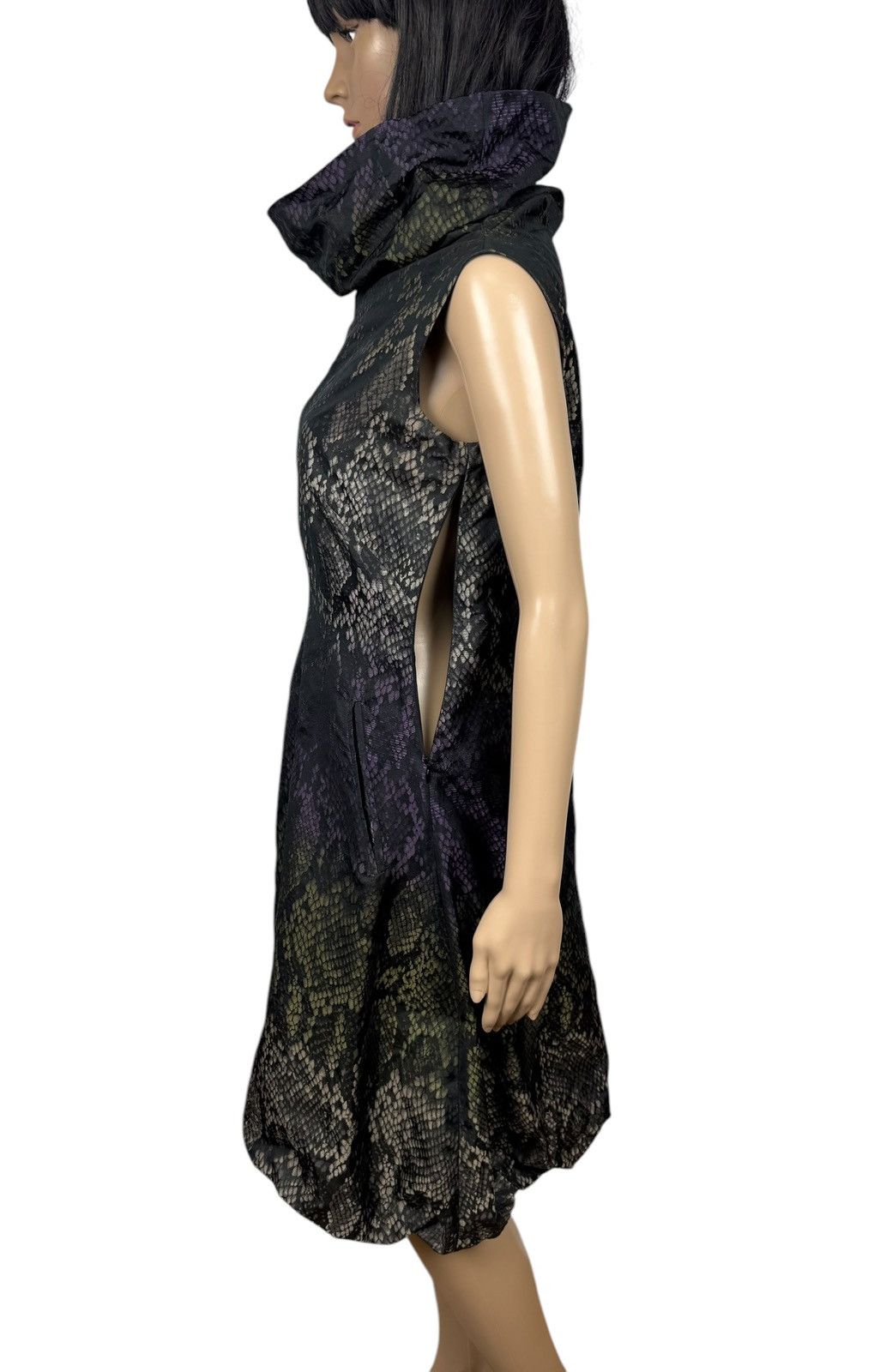 Designer Bitte Kai Rand Python Printed Dress Mock Neck size DE36 IT42 Size M / US 6-8 / IT 42-44 - 8 Thumbnail