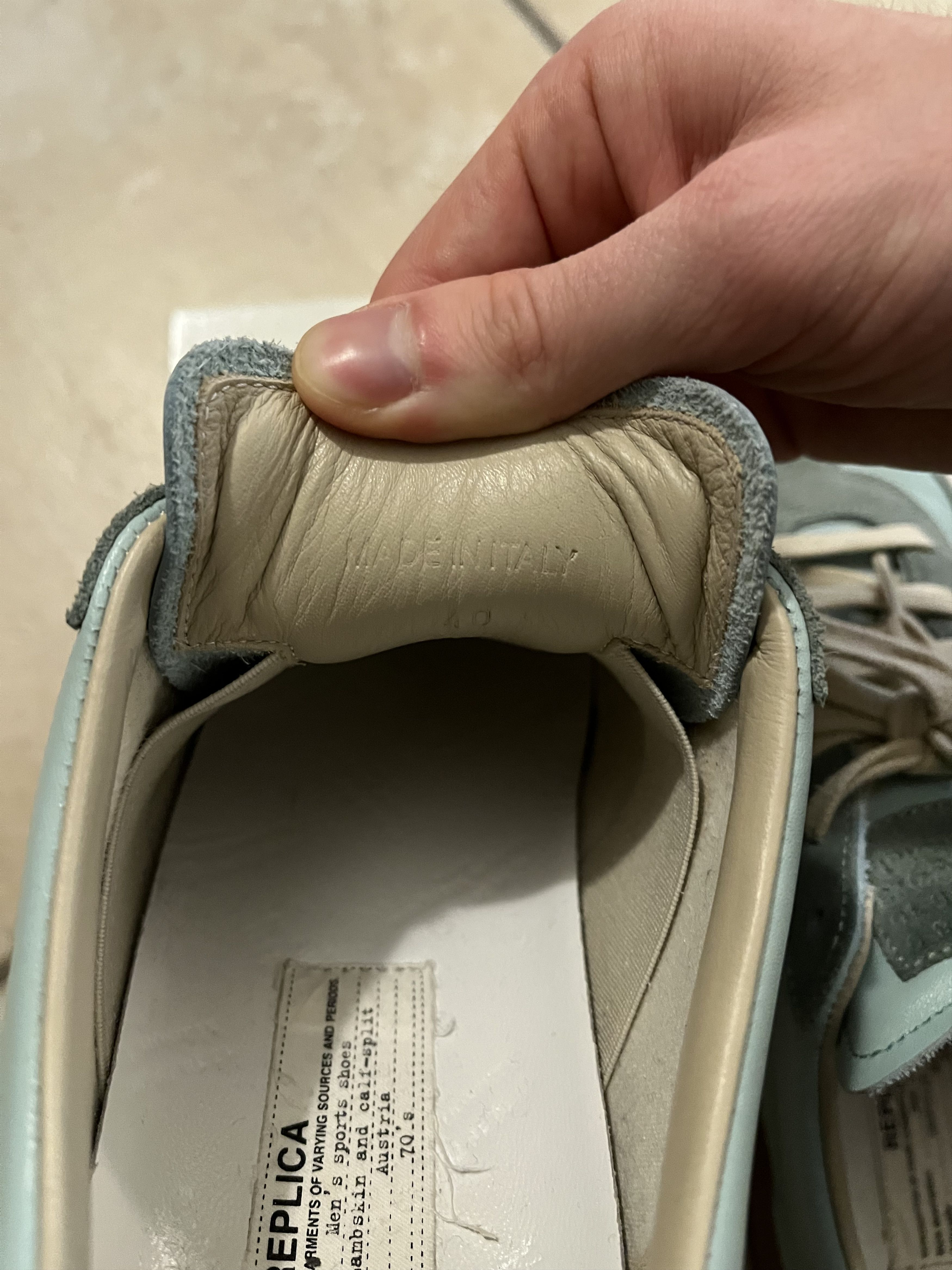 Maison Margiela Maison Margiela Replica GAT “Turquoise” Size US 7 / EU 40 - 8 Thumbnail