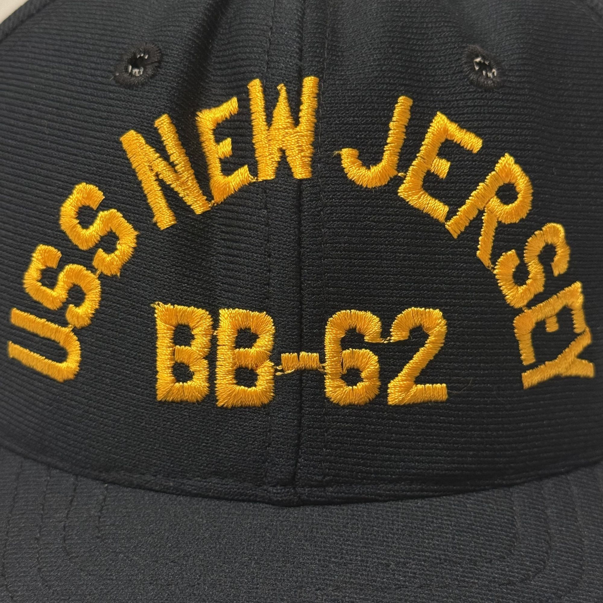 Other NOS New Vtg Bartlett USS New Jersey BB-62 USN Battleship Hat Size ONE SIZE - 2 Thumbnail