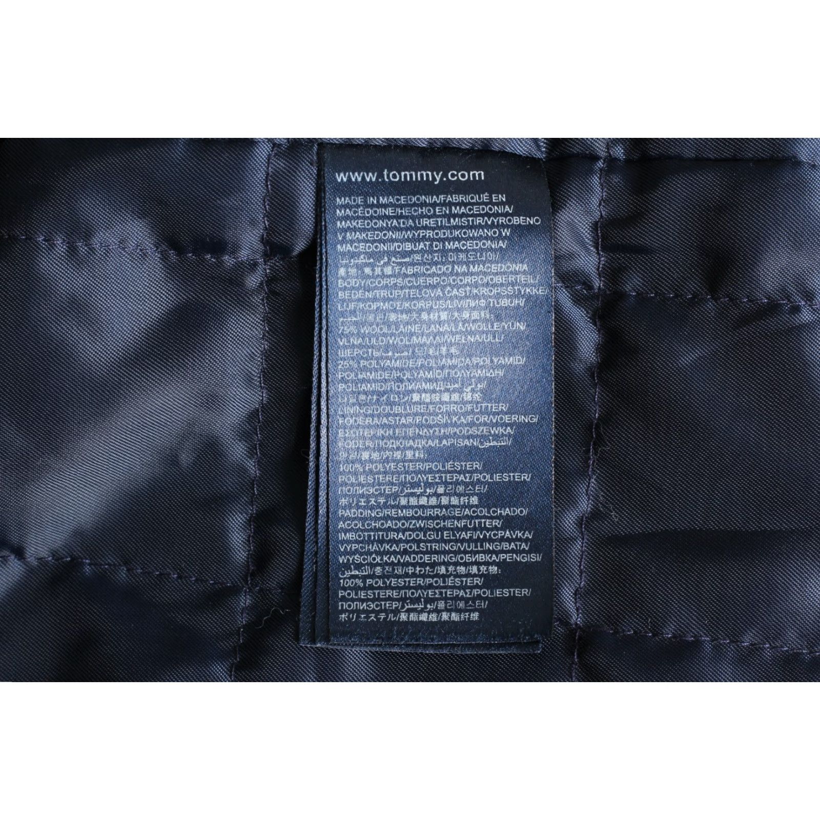 Tommy Hilfiger TOMMY HILFIGER Coat Men Size S Navy Wool Double Breasted Pea Coat Size S / US 4 / IT 40 - 6 Thumbnail