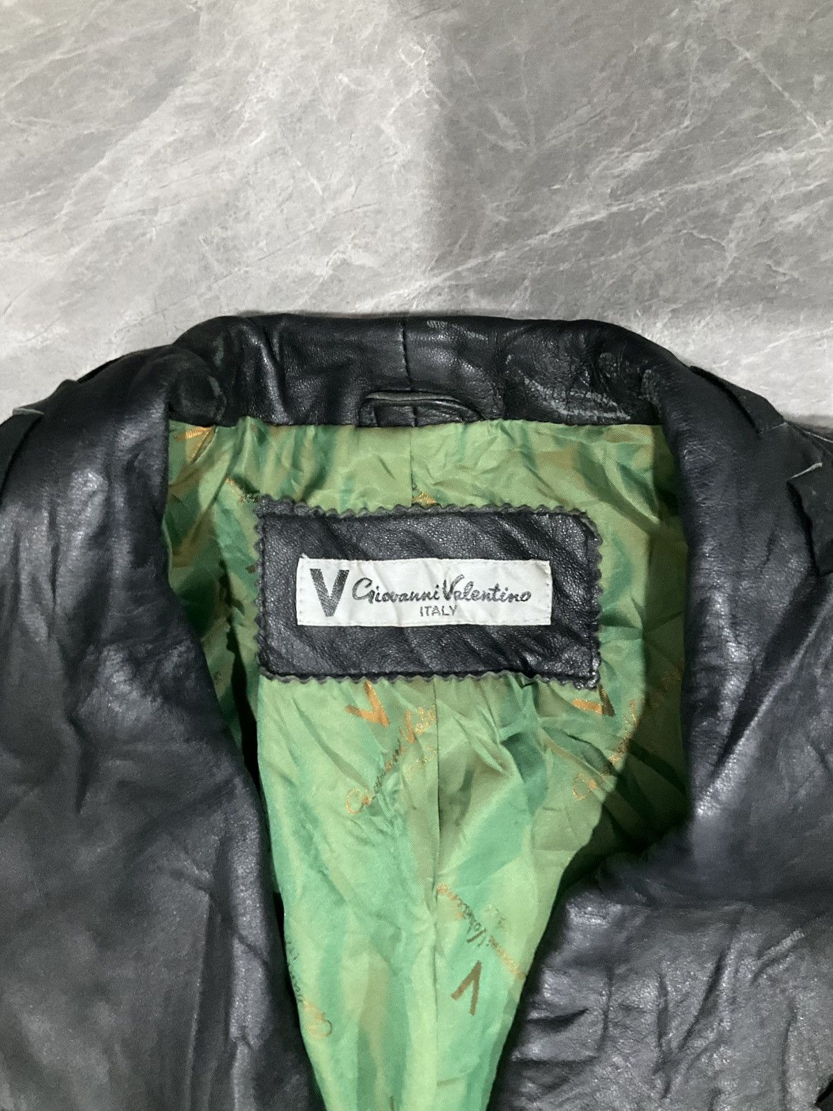 Giovanni Valentino Vintage Giovanni Valentino Italy Leather Jacket Size US L / EU 52-54 / 3 - 2 Thumbnail