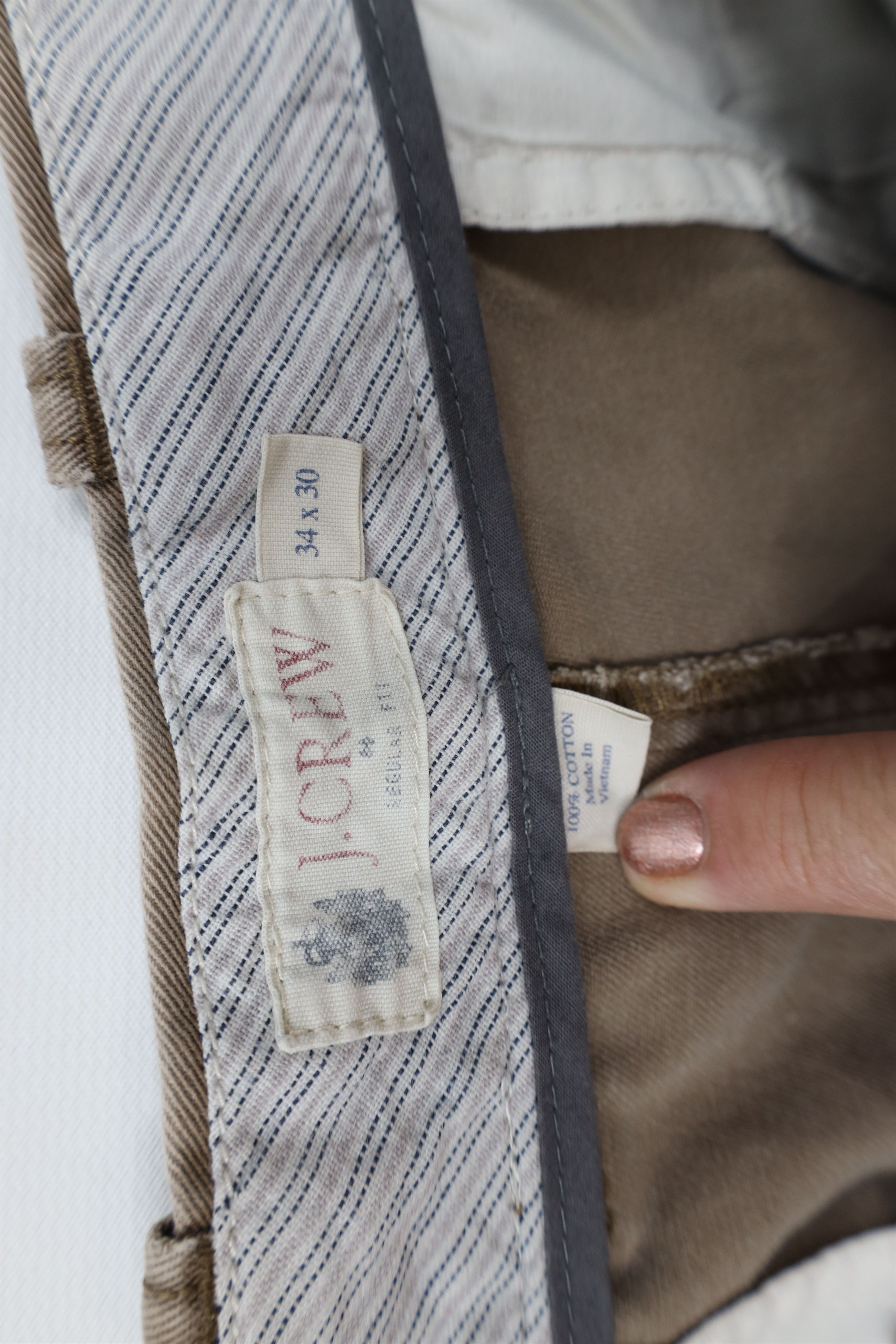 J.Crew Vintage Y2K J Crew Relaxed Wide Leg Chino Pants Brown Cotton Size US 34 / EU 50 - 8 Thumbnail