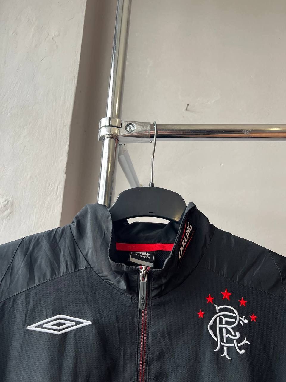 Umbro 2009/10 RANGERS GLASGOW TRAINING SOCCER TRACK ZIP JACKET SZM Size US M / EU 48-50 / 2 - 4 Thumbnail