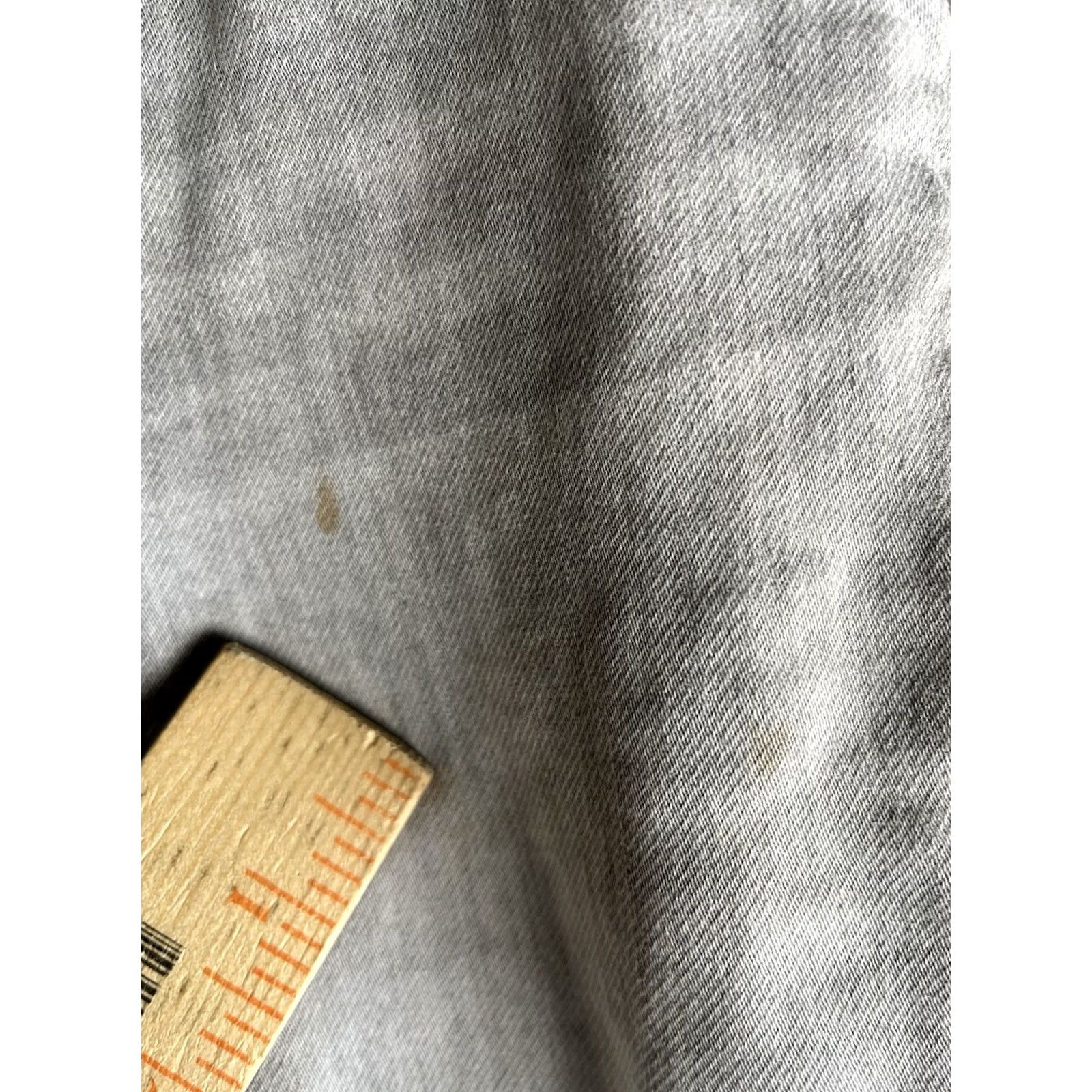 Denime Track Denim Jogger Pants Mens Cotton Denim Gray 28 Elastic Cuffs Adjustable Waist Skinny Inseam 30 Size US 28 / EU 44 - 6 Thumbnail
