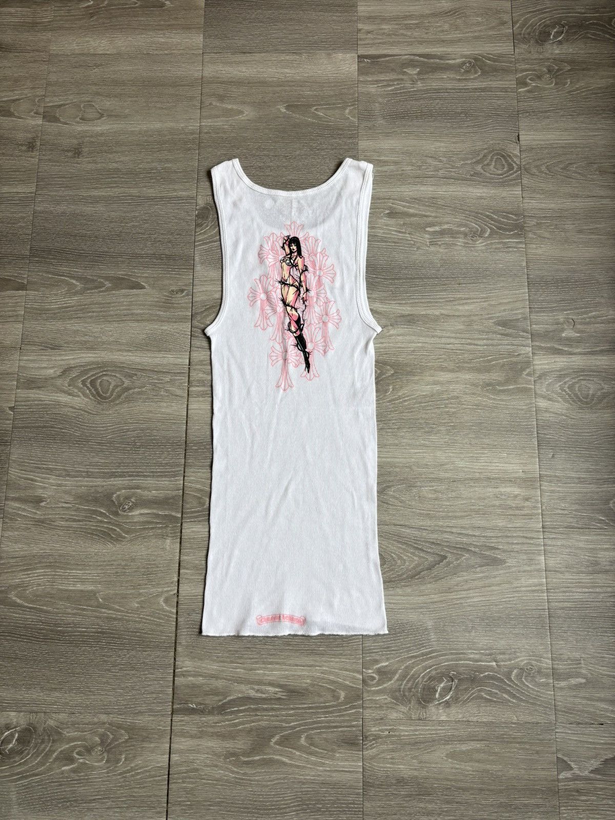 Chrome Hearts Chrome Hearts White Deadly Doll Tank Top Size US L / EU 52-54 / 3 - 1 Thumbnail