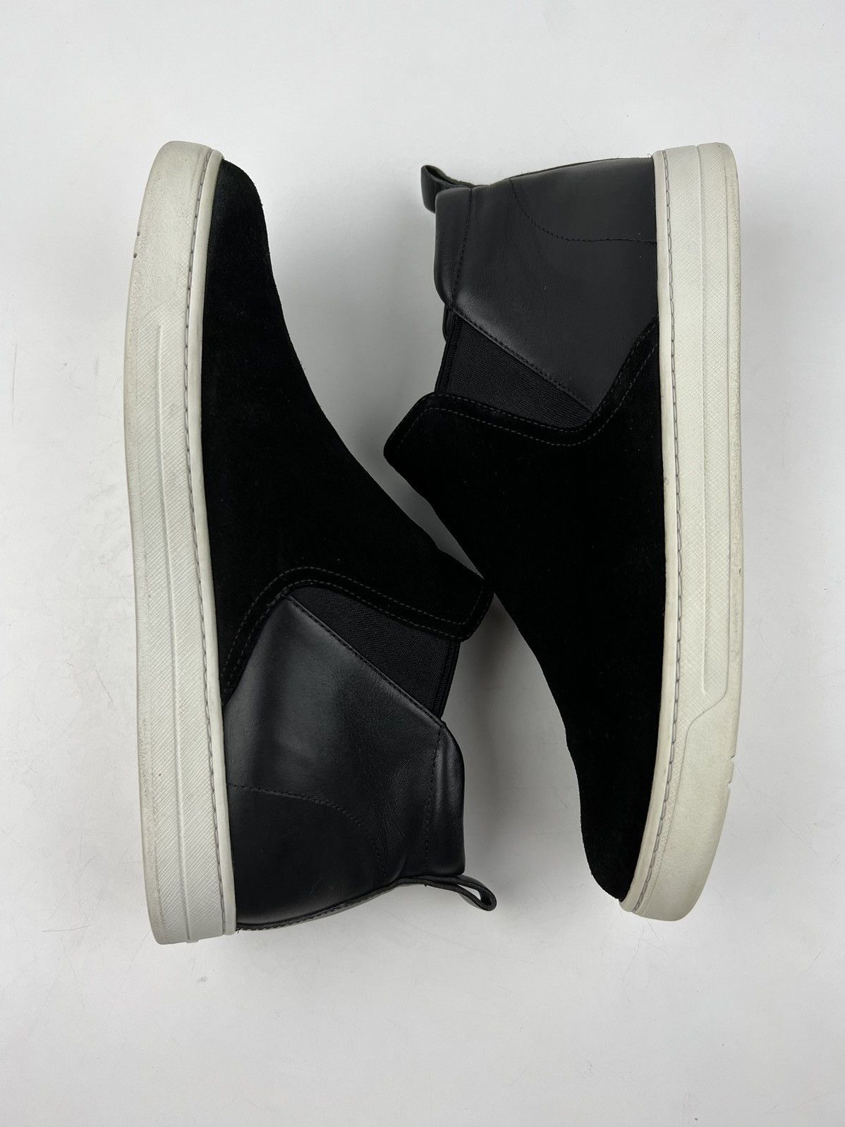 Prada PRADA Boots Suede/Leather Chelsea Ankle Shoes Black Men’s Size US 7.5 / EU 40-41 - 13 Thumbnail
