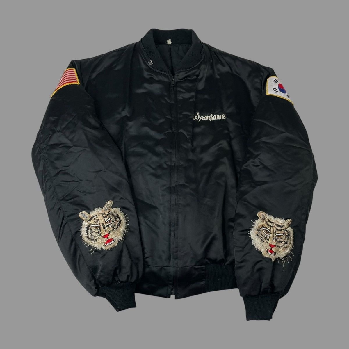 Vintage Vintage 1980s tiger souvenir jacket Size US L / EU 52-54 / 3 - 1 Thumbnail