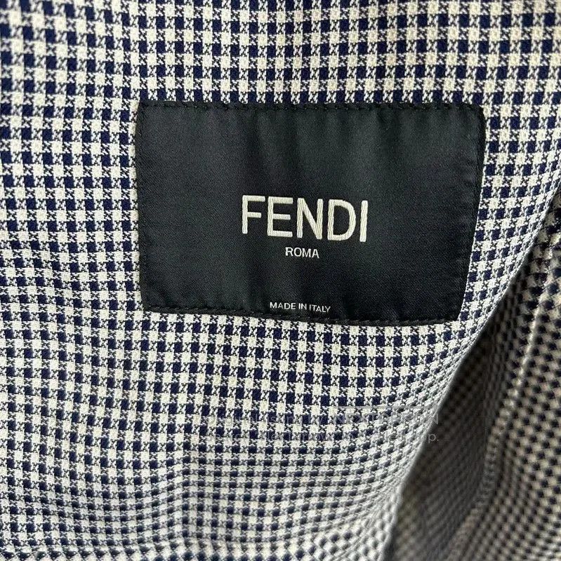 Fendi Fendi Men's Gray Polyester Hooded Jacket . Size US M / EU 48-50 / 2 - 4 Thumbnail