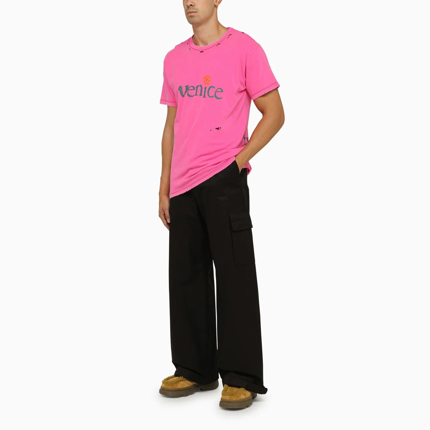ERL o1y0125 T-Shirt in Pink Size US S / EU 44-46 / 1 - 4 Thumbnail