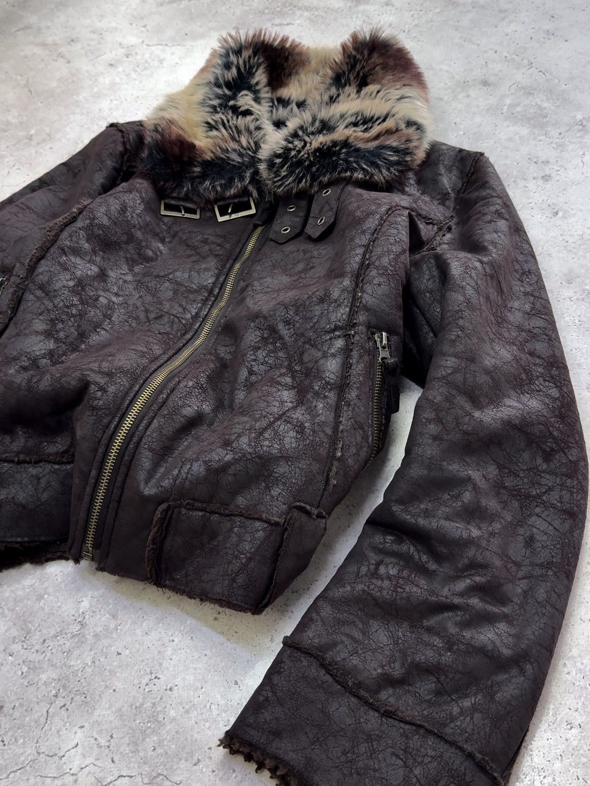Rick Owens Vintage Faded Suede/Fur Jacket Size US M / EU 48-50 / 2 - 2 Thumbnail