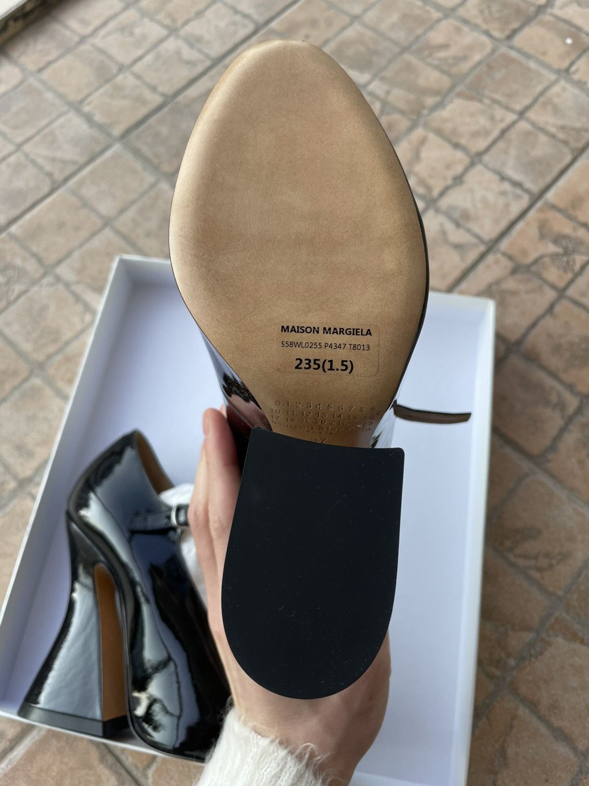 Maison Margiela Margiela Runway patent platform heel Size US 7 / IT 37 - 5 Thumbnail