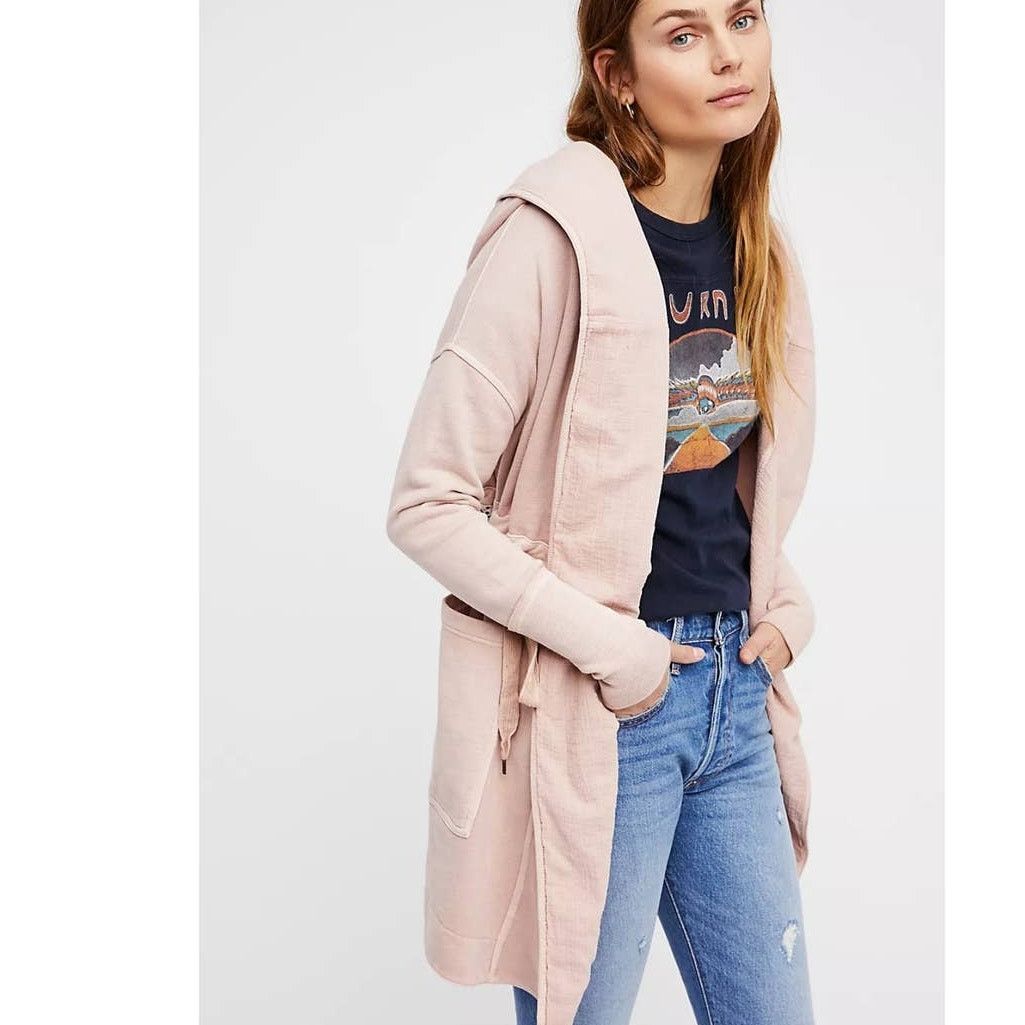 Free People NWT Free People Studio City Cardi $148 SMALL Rose Size S / US 4 / IT 40 - 1 Thumbnail