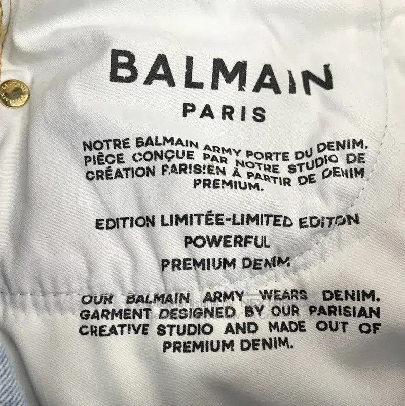 Balmain Balmain Blue Cotton Women's Shorts . Size 23" - 7 Thumbnail