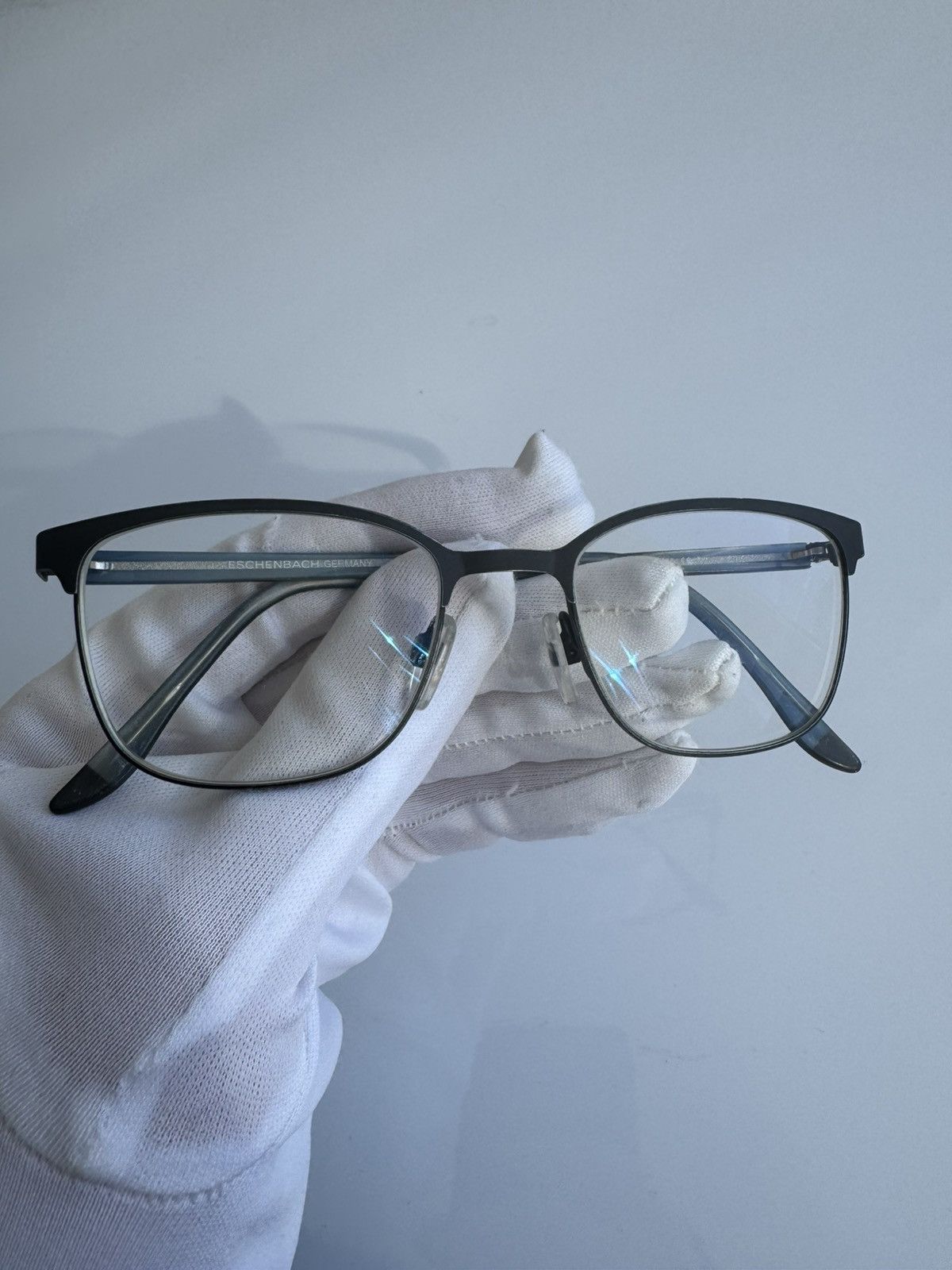 Vintage Eschenbach Eyeglasses Germany Frame Blue Size ONE SIZE - 7 Thumbnail