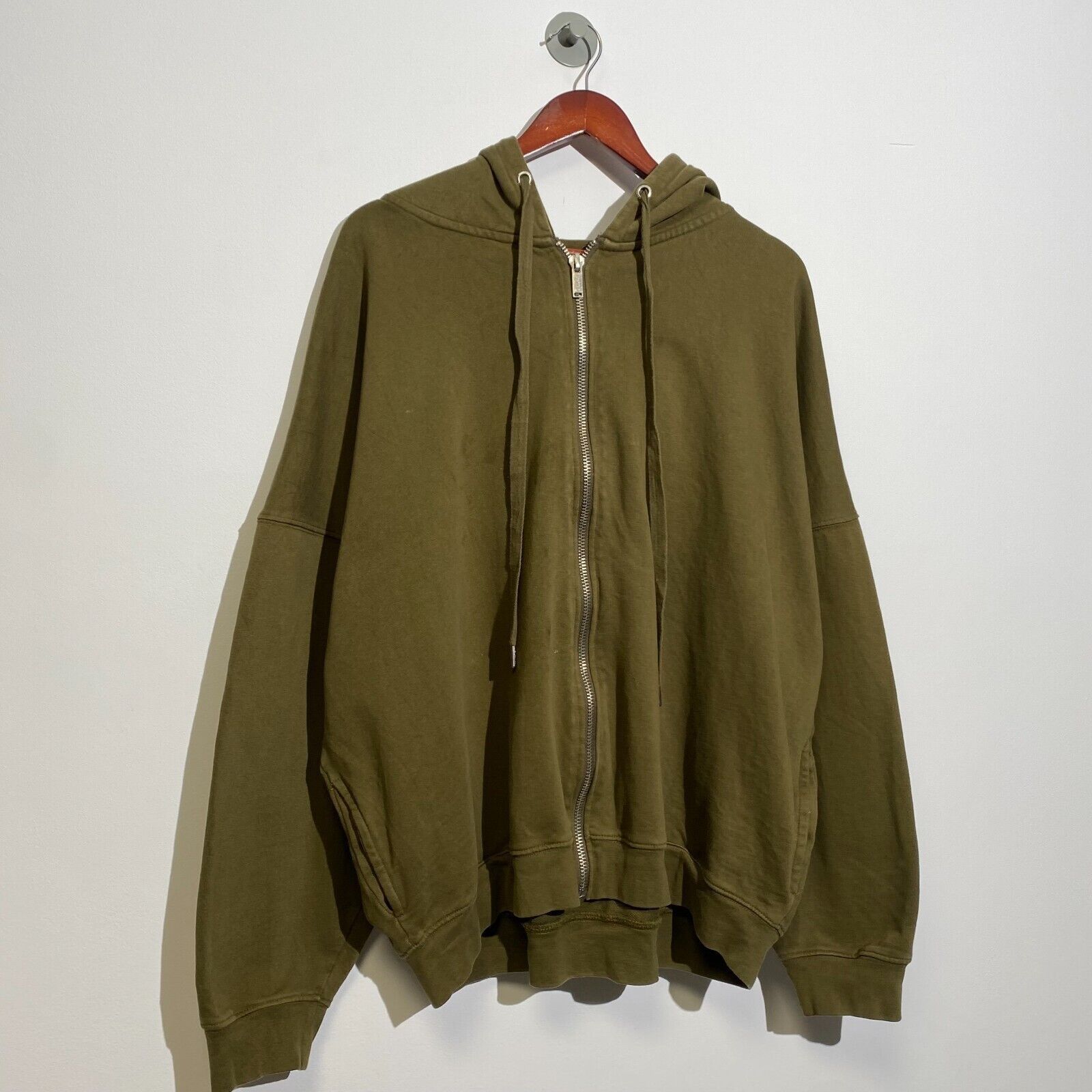 Vintage Vintage Unisex Green Cotton Hoodie Size US 12 Regular Fit Size US S / EU 44-46 / 1 - 2 Thumbnail