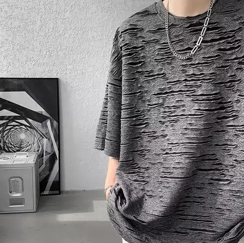 Japanese Brand Kitahara x Aoki Grunge Distressed Tee Size US XL / EU 56 / 4 - 2 Thumbnail