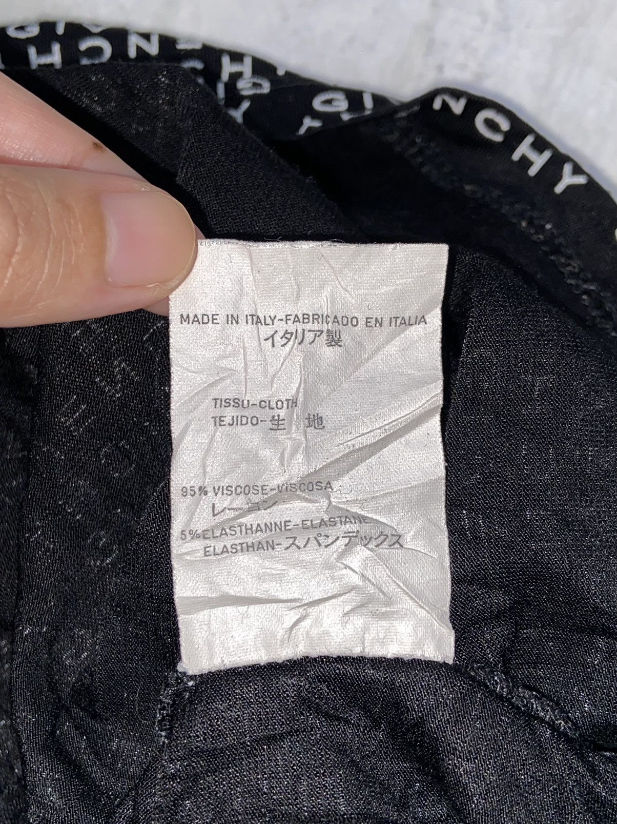 Givenchy GIVENCHY Black Motive T-shirt Size US XS / EU 42 / 0 - 13 Thumbnail