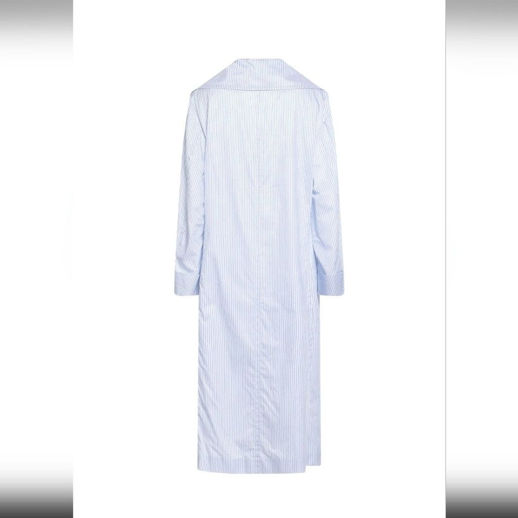Maison Margiela Maison Martin Margiela Blue Striped Trench Coat Size S / US 4 / IT 40 - 2 Thumbnail